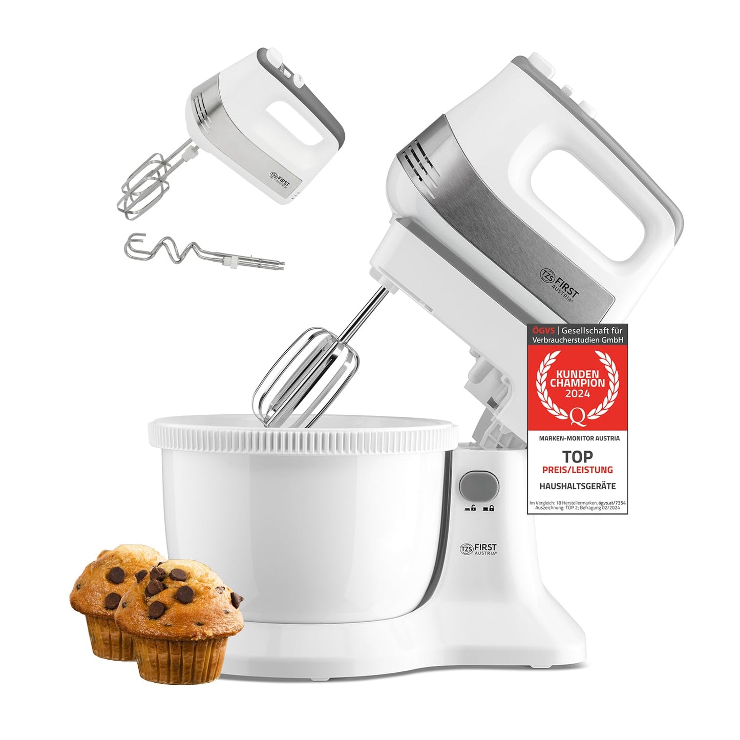 Hand- und Standmixer mit 5 Geschwindigkeiten