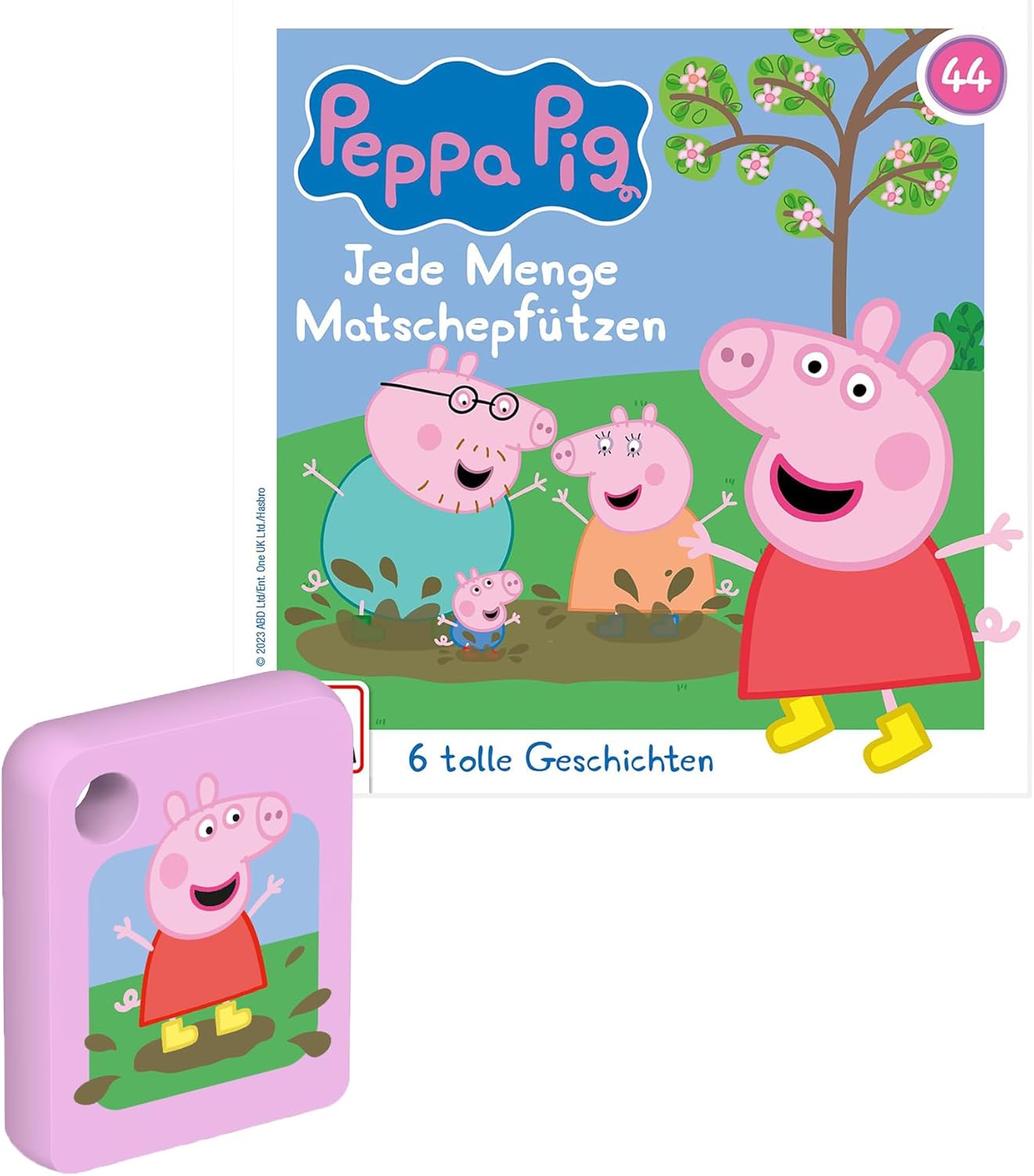 Kinder Musik- und Hörspielplayer mit Peppa Pig Token, „Peppa Pig“ Bundle