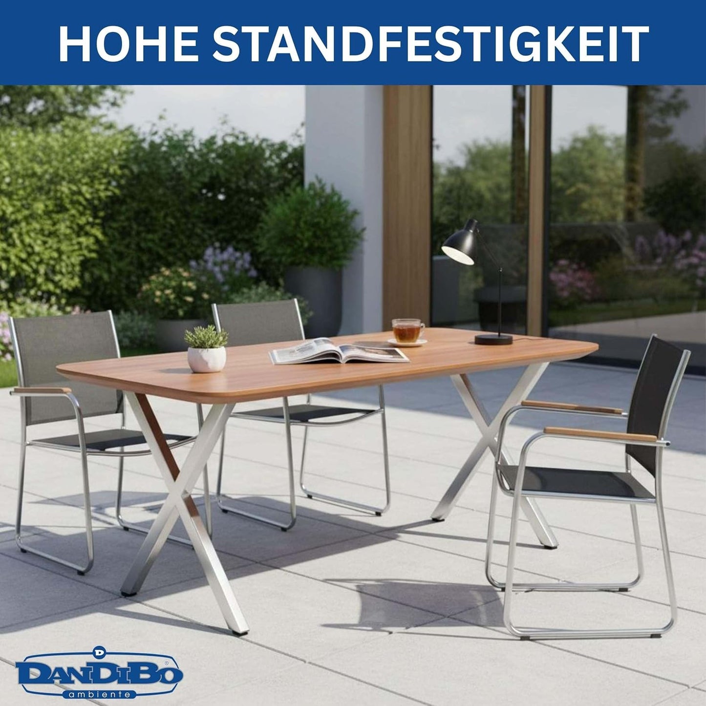 2er-Set höhenverstellbare Tischbeine