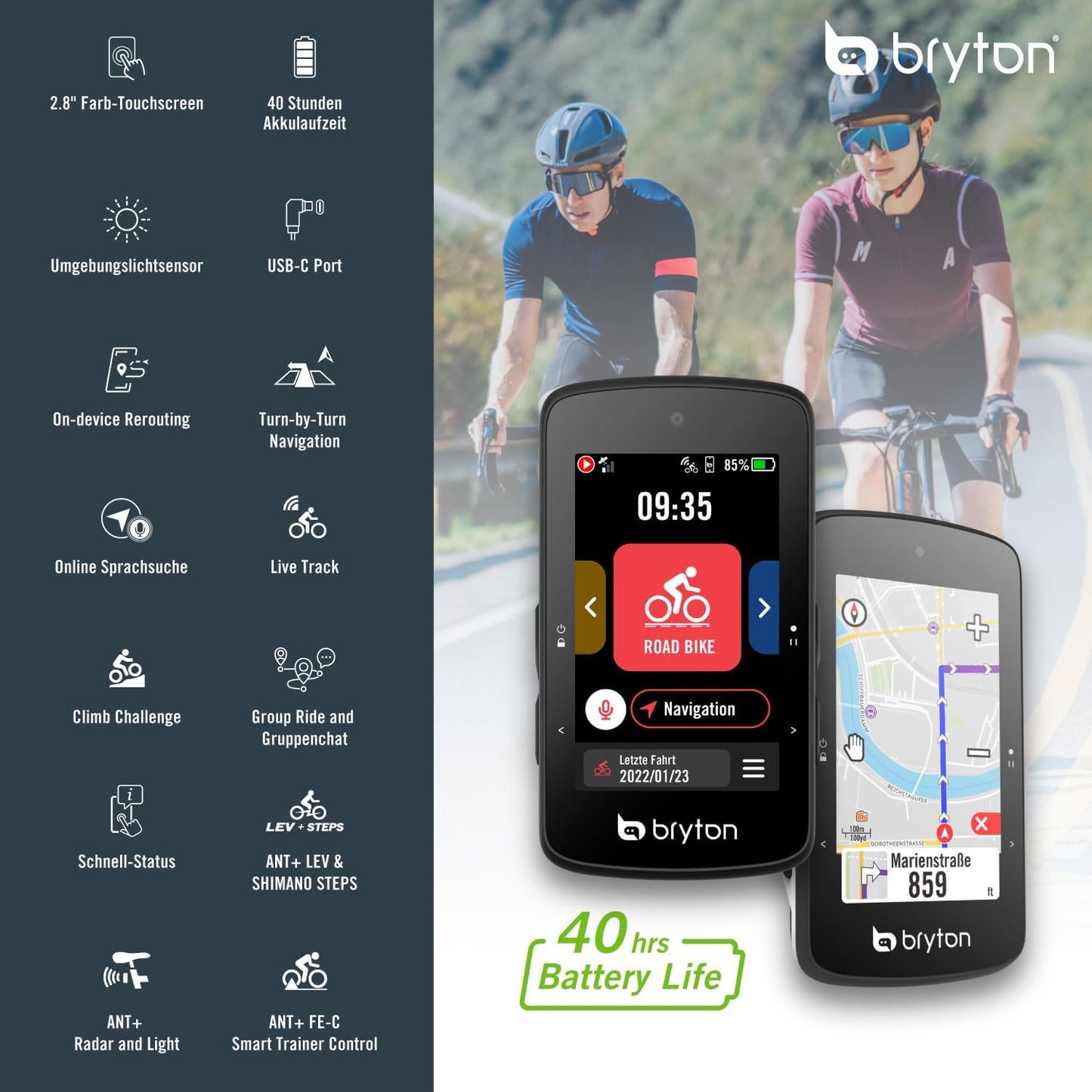 Rider 750SE - Velocomputer mit Navigation