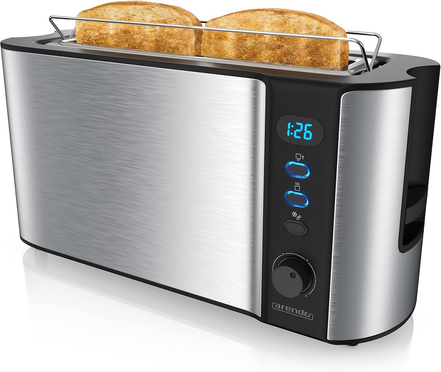 Langschlitz Toaster, G: Silber