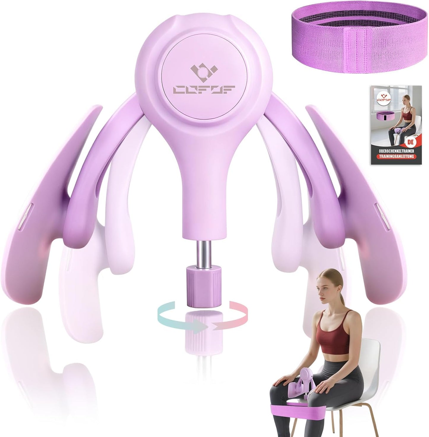 Beckenboden- und Oberschenkeltrainer, Purple