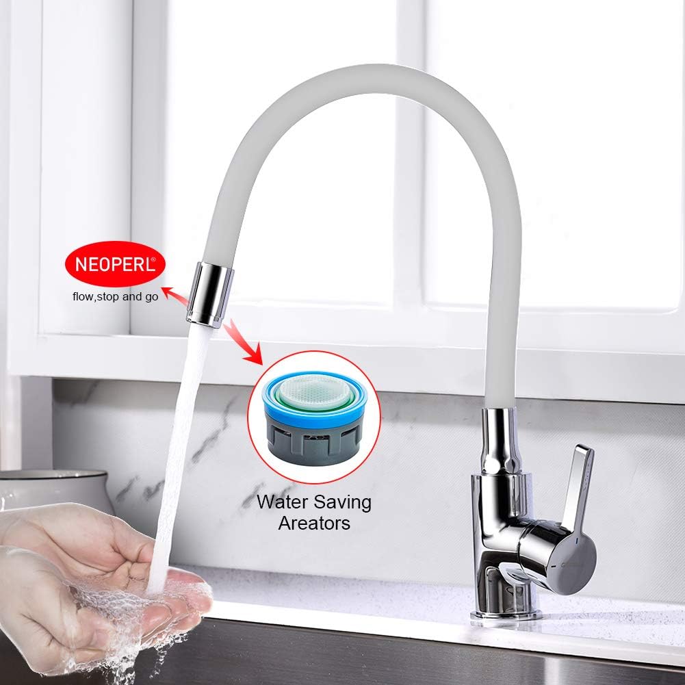 ‎G4002-3 Flexible Küchenarmatur, Weiss
