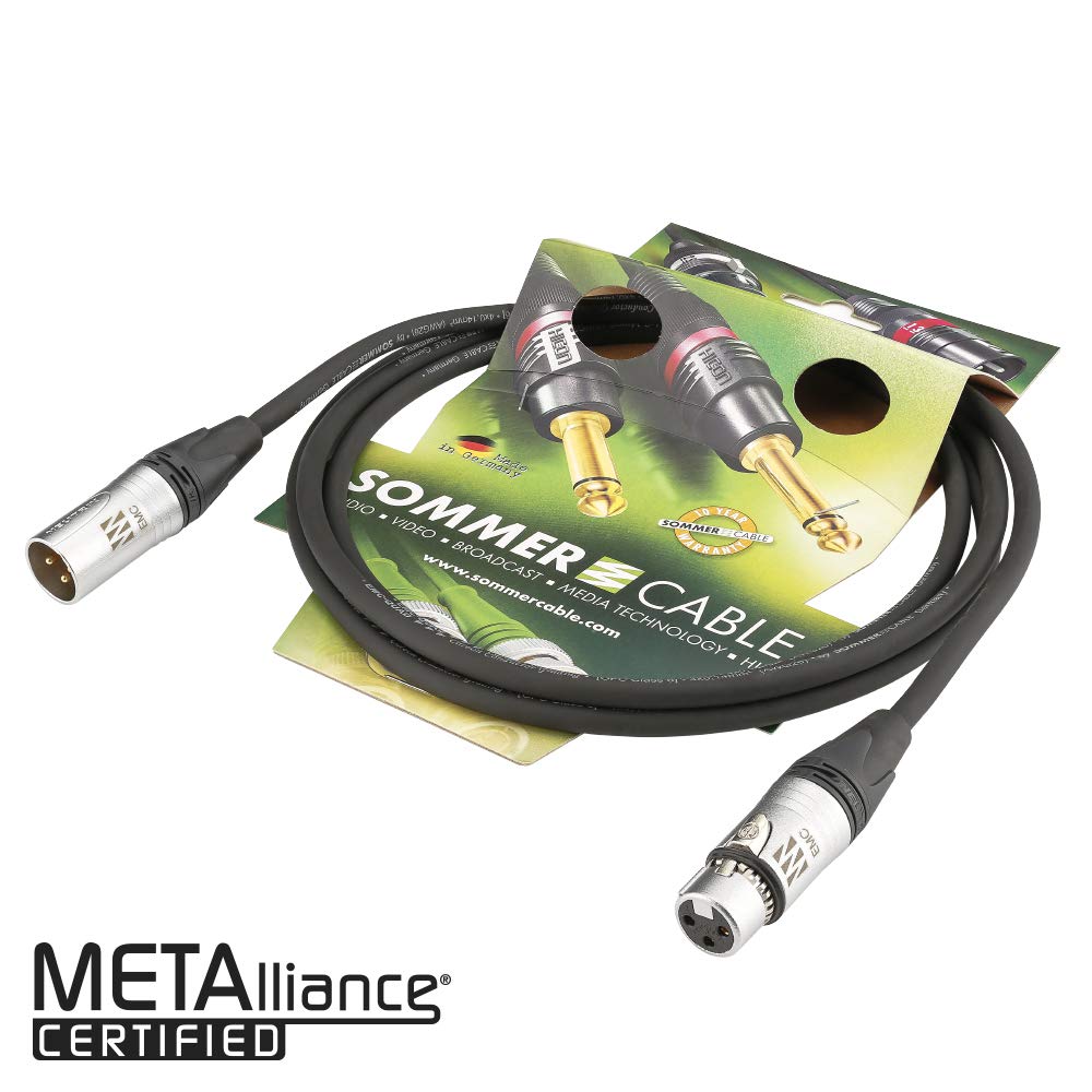 Referenz XLR Mikrofonkabel, 3m schwarz