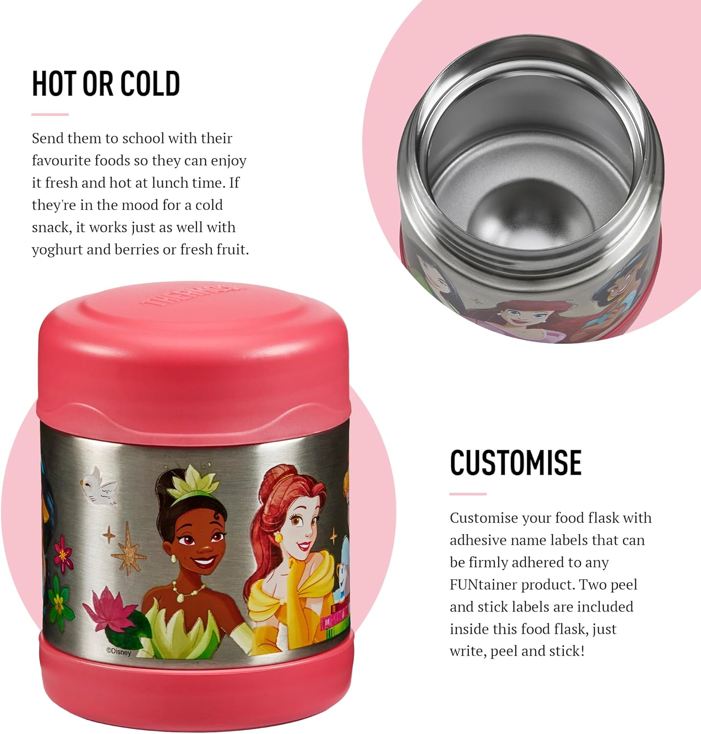 Funtainer Thermobehälter, Disney Princesses