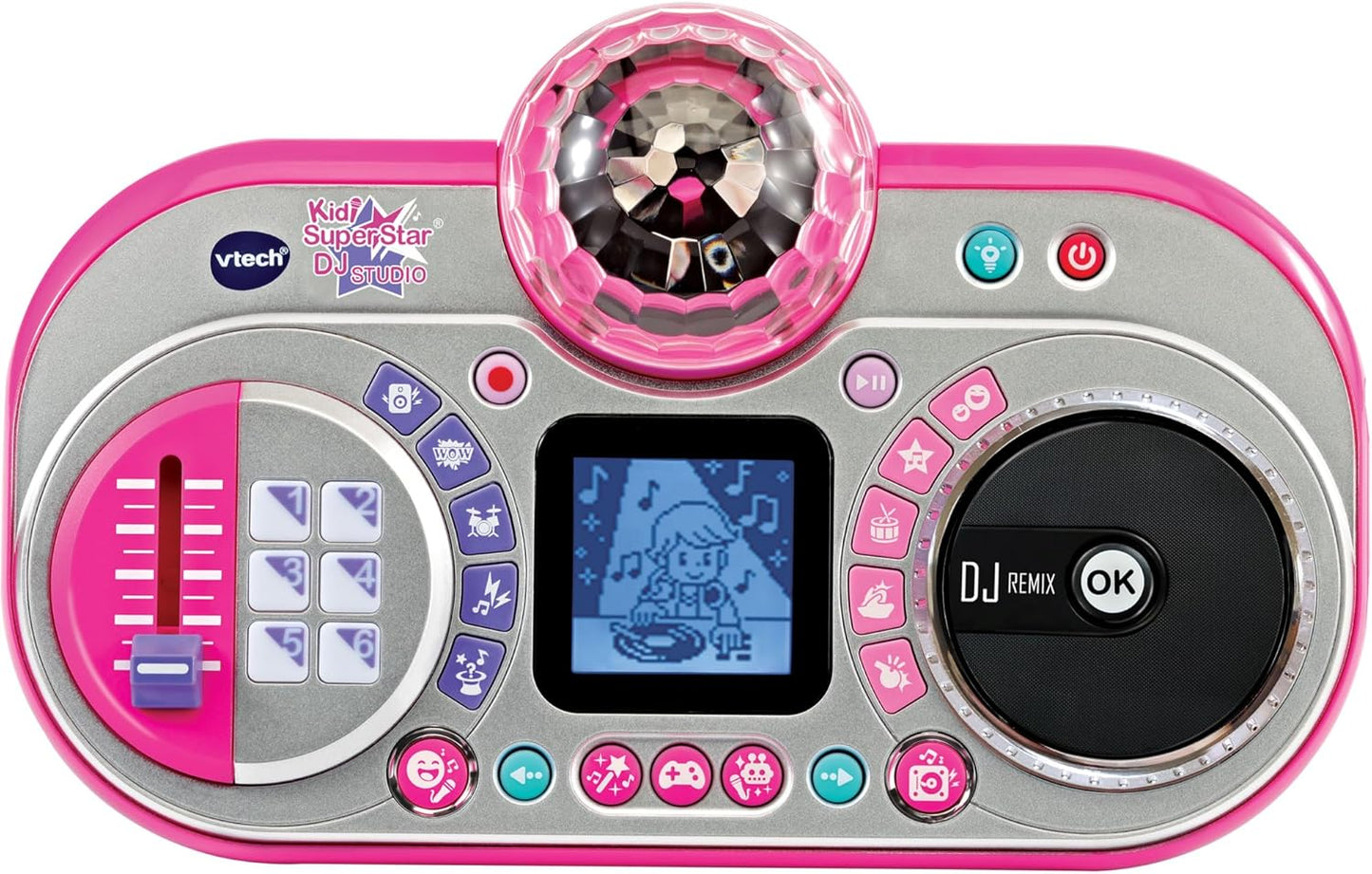 Kidi Super Star DJ Studio - Karaokespielzeug, Pink Single