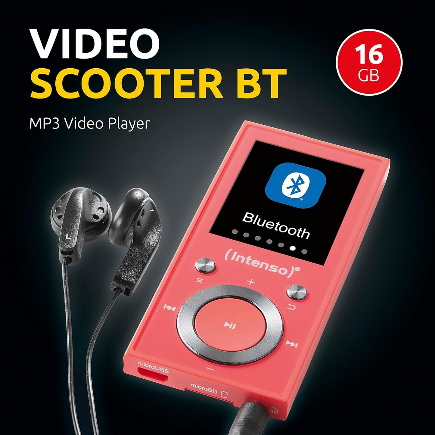 Video Scooter BT, pink, 16GB