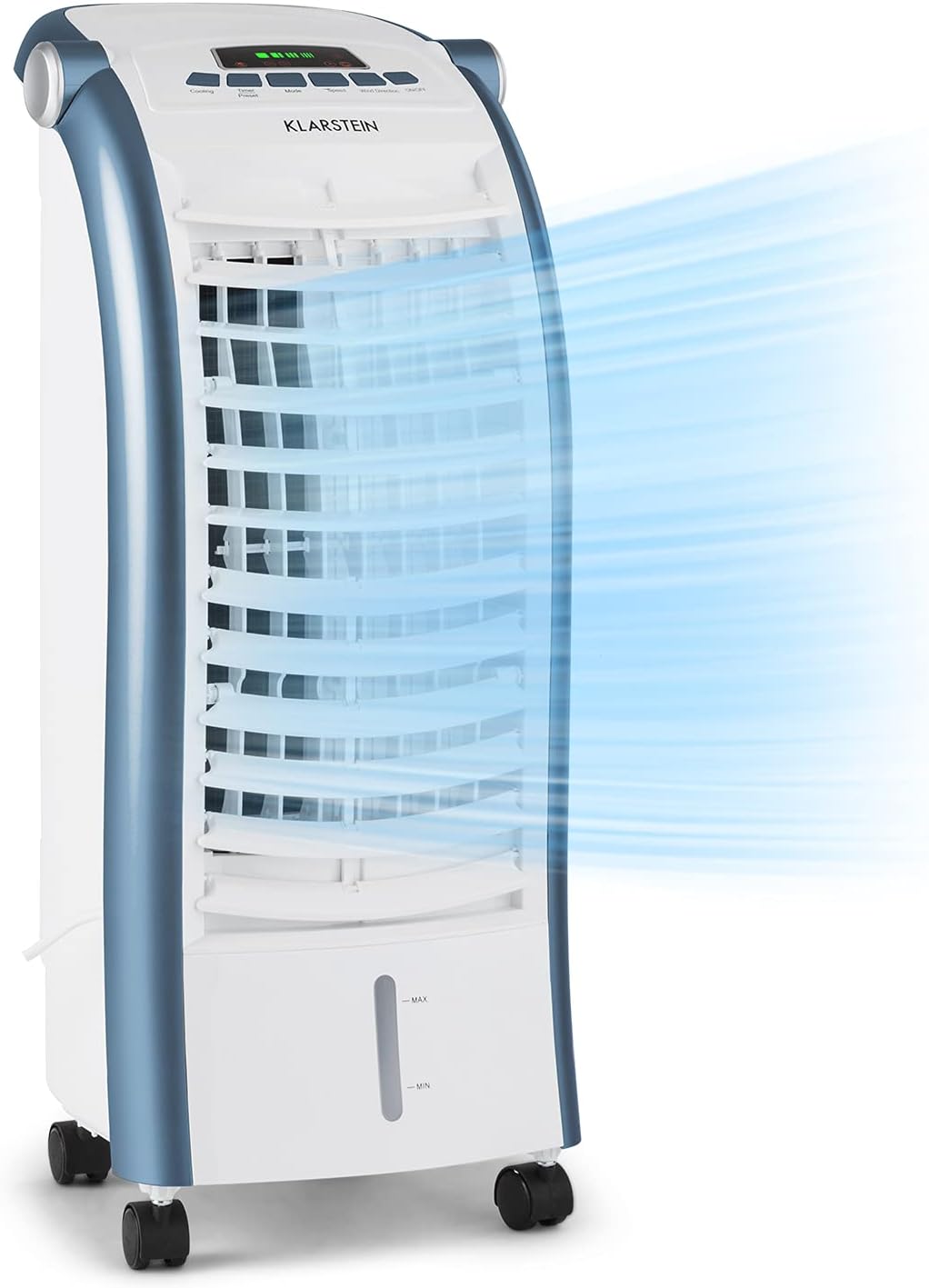 4-in-1 Verdunstungskühler, Weiss/Blau
