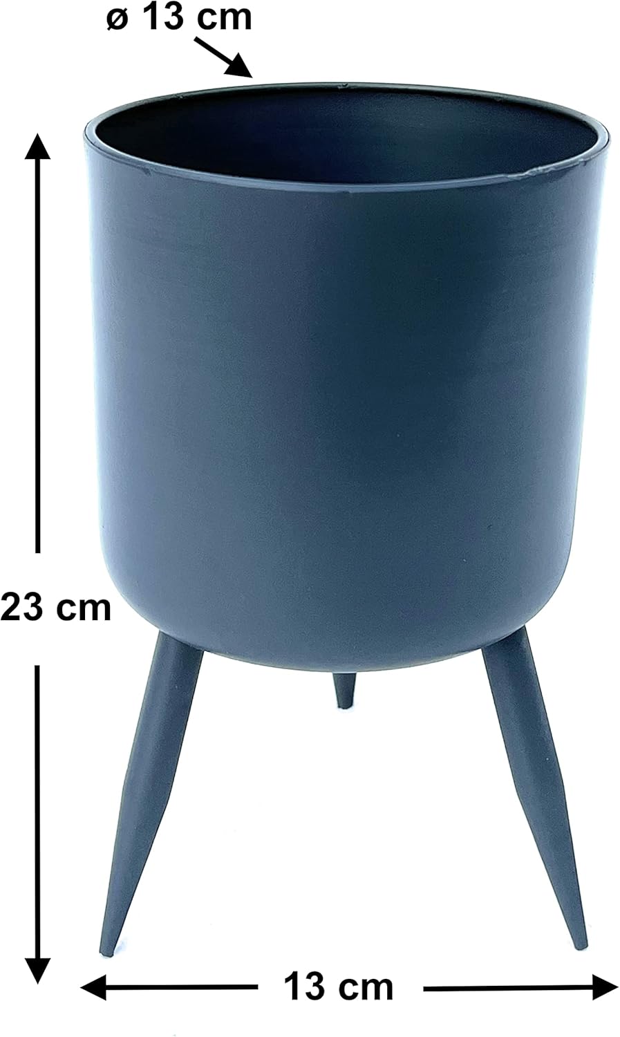 Blumentopf mit Füssen 96260, 23 Cm