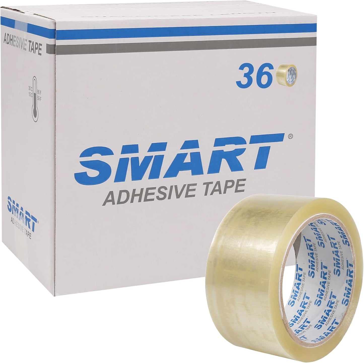 Transparentes Klebeband-Set, 36 Rollen, 36 Stück 60m Transparent