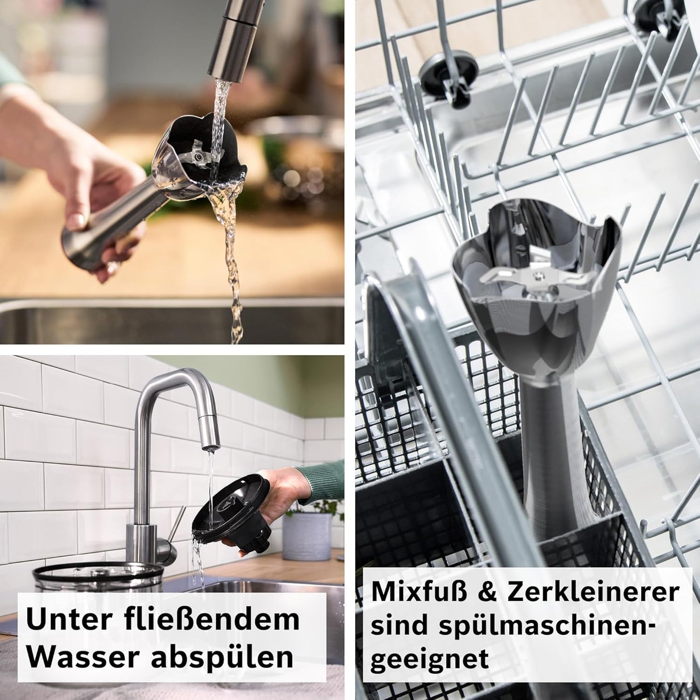 ErgoMaster Serie 6 Stabmixer mit Zerkleinerer, Zerkleinerer + 1200 W
