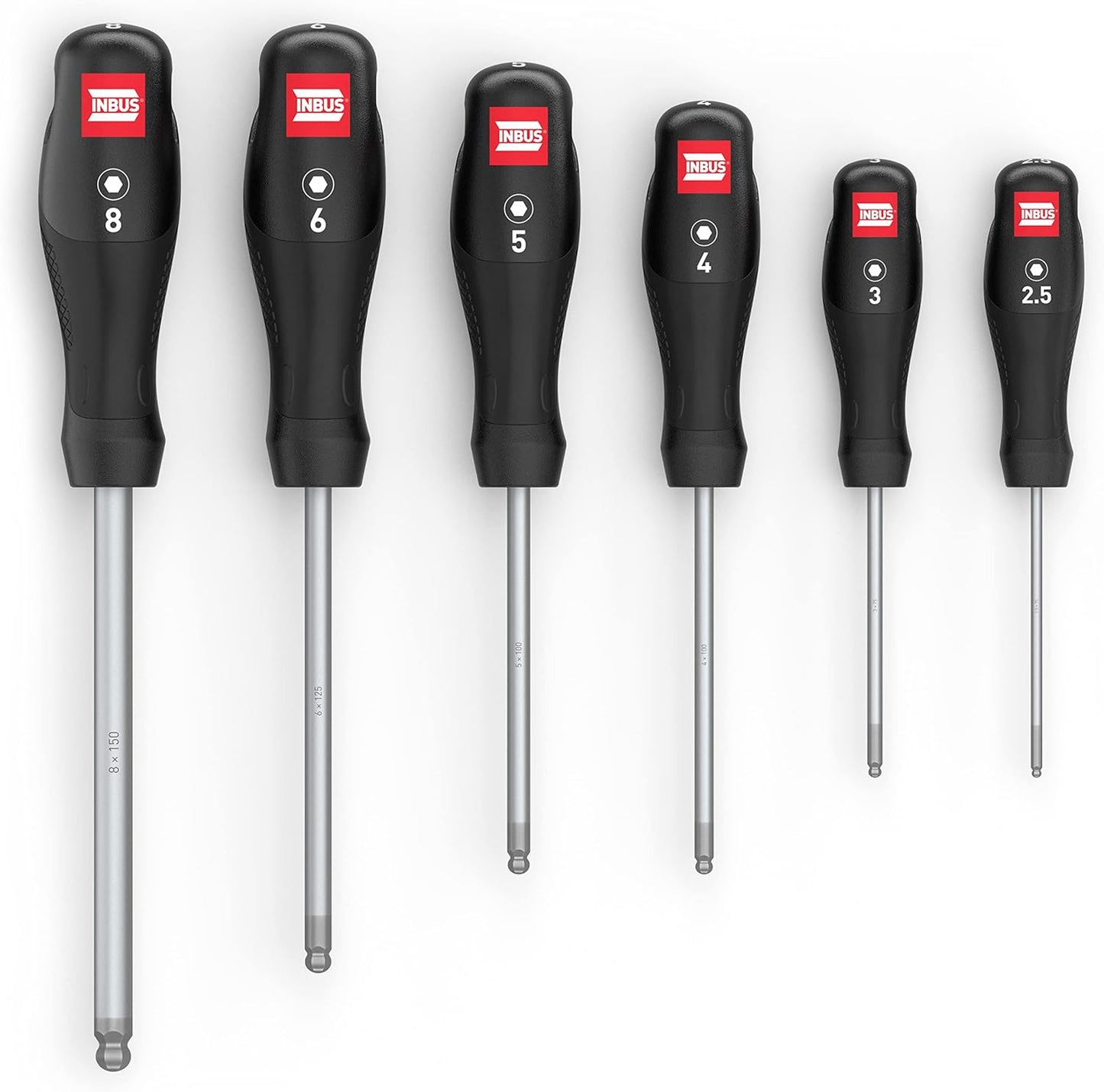 6-teiliges Schraubendreher-Set, 6× HX (2.5 – 8 mm)