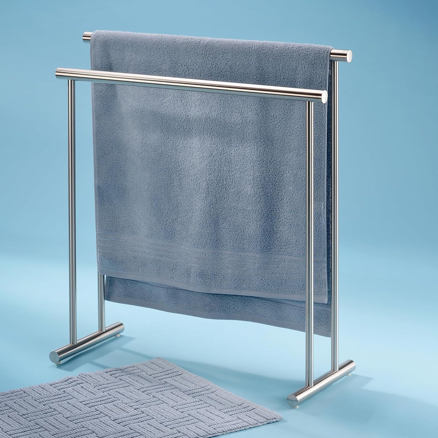 Handtuchständer Priamo mit 2 Stangen, 76 cm breit