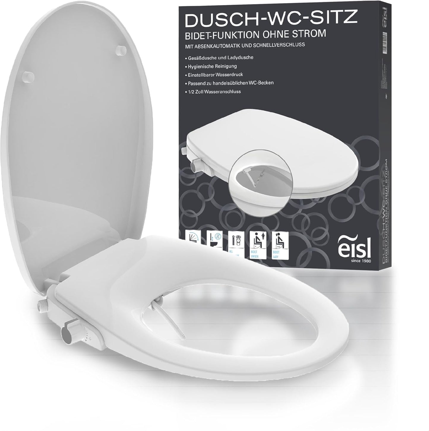 Toilettensitz mit Bidet