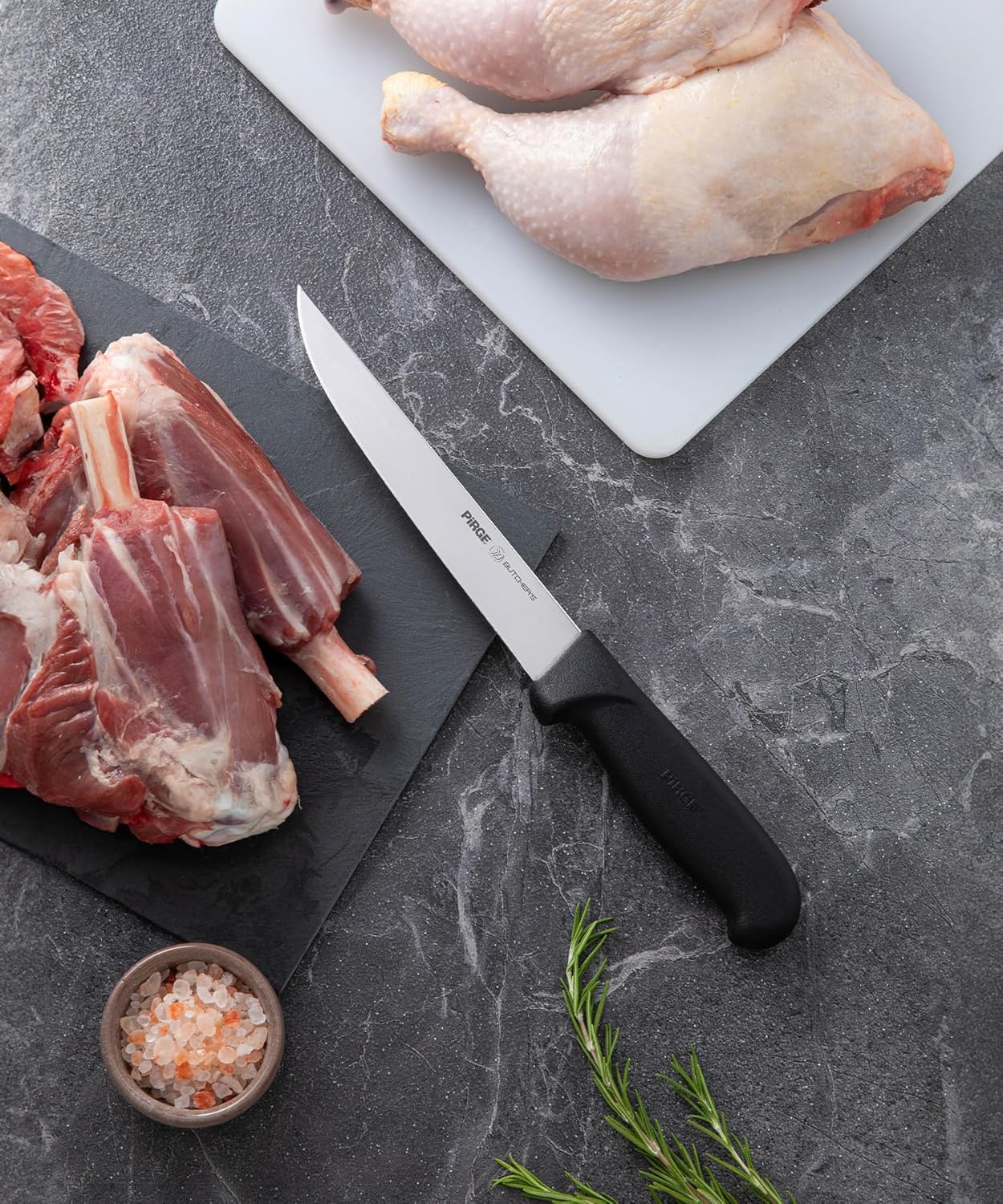 3-teiliges Metzgermesserset mit Tasche, BUTCHER'S 4 Stück