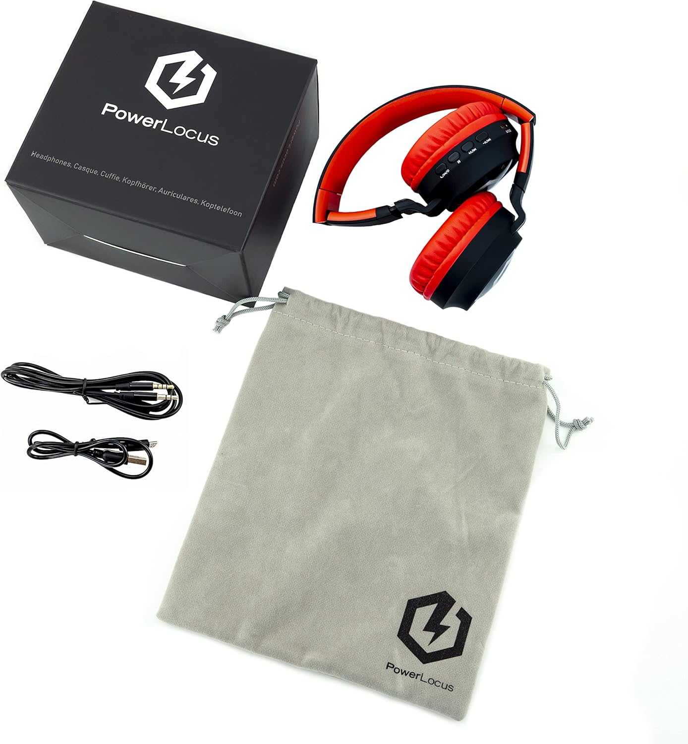 Kinderkopfhörer Bluetooth, Rot