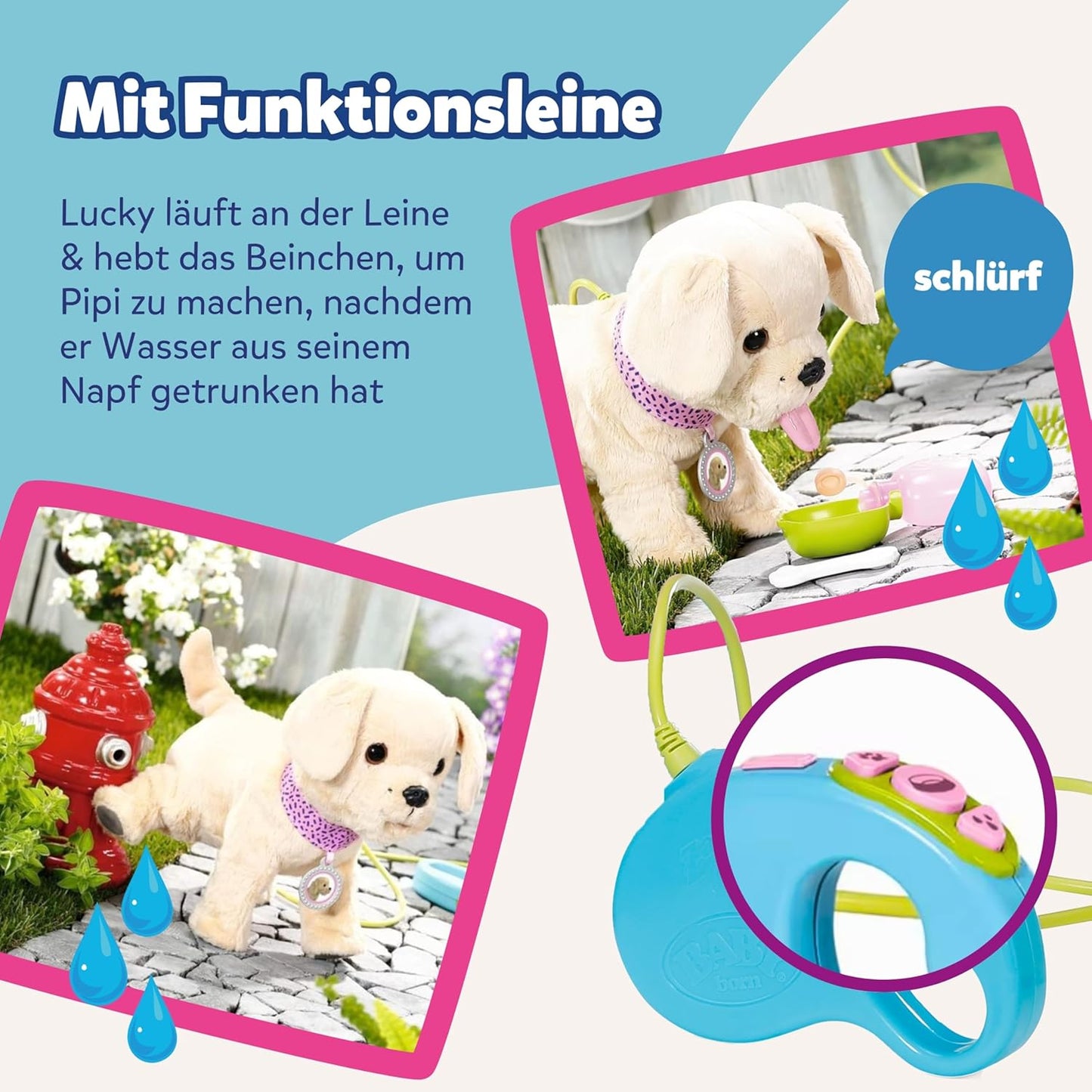Mein Hund Lucky mit Box und 5 Funktionen