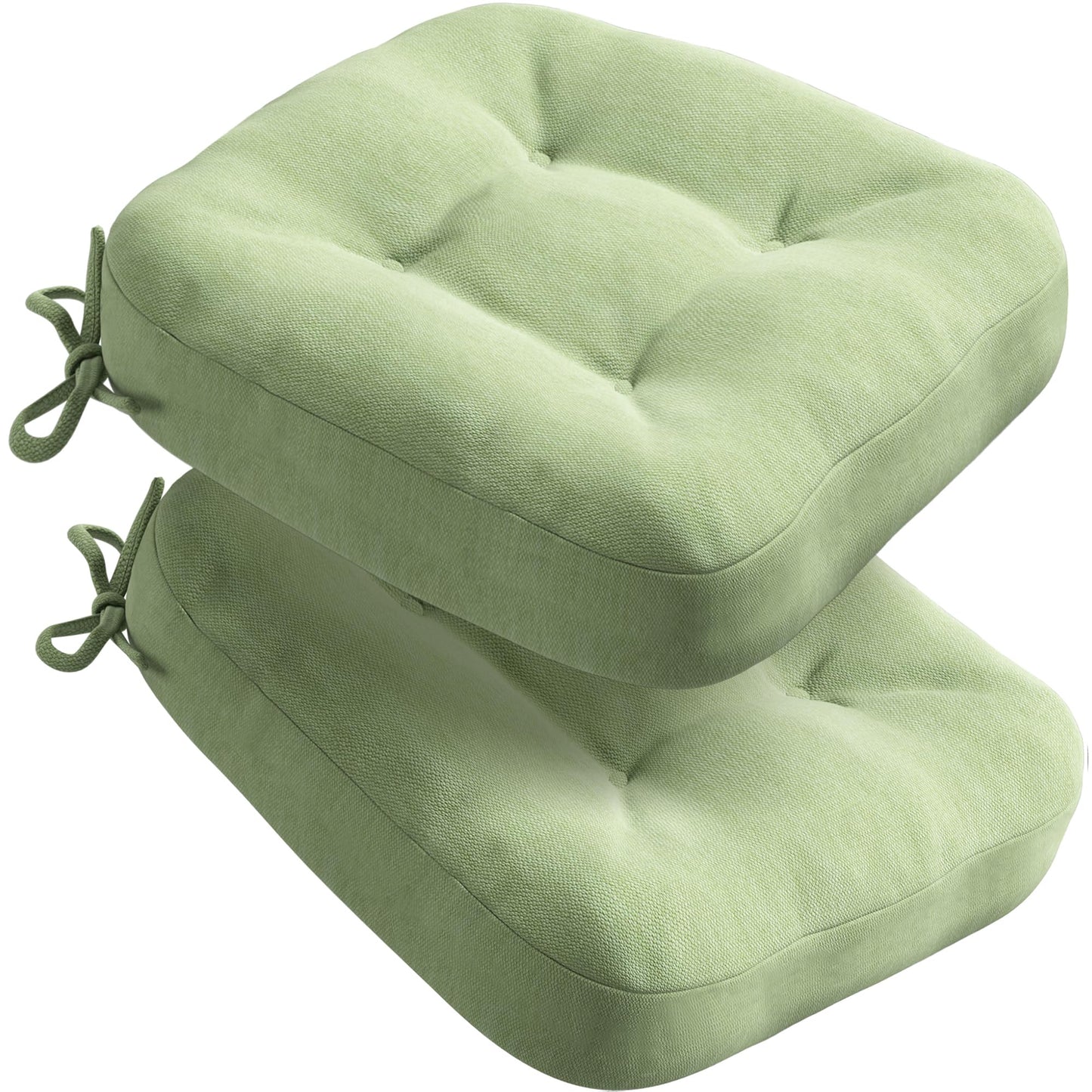 Memory Foam Sitzkissen, Salbeigrün 2er Pack