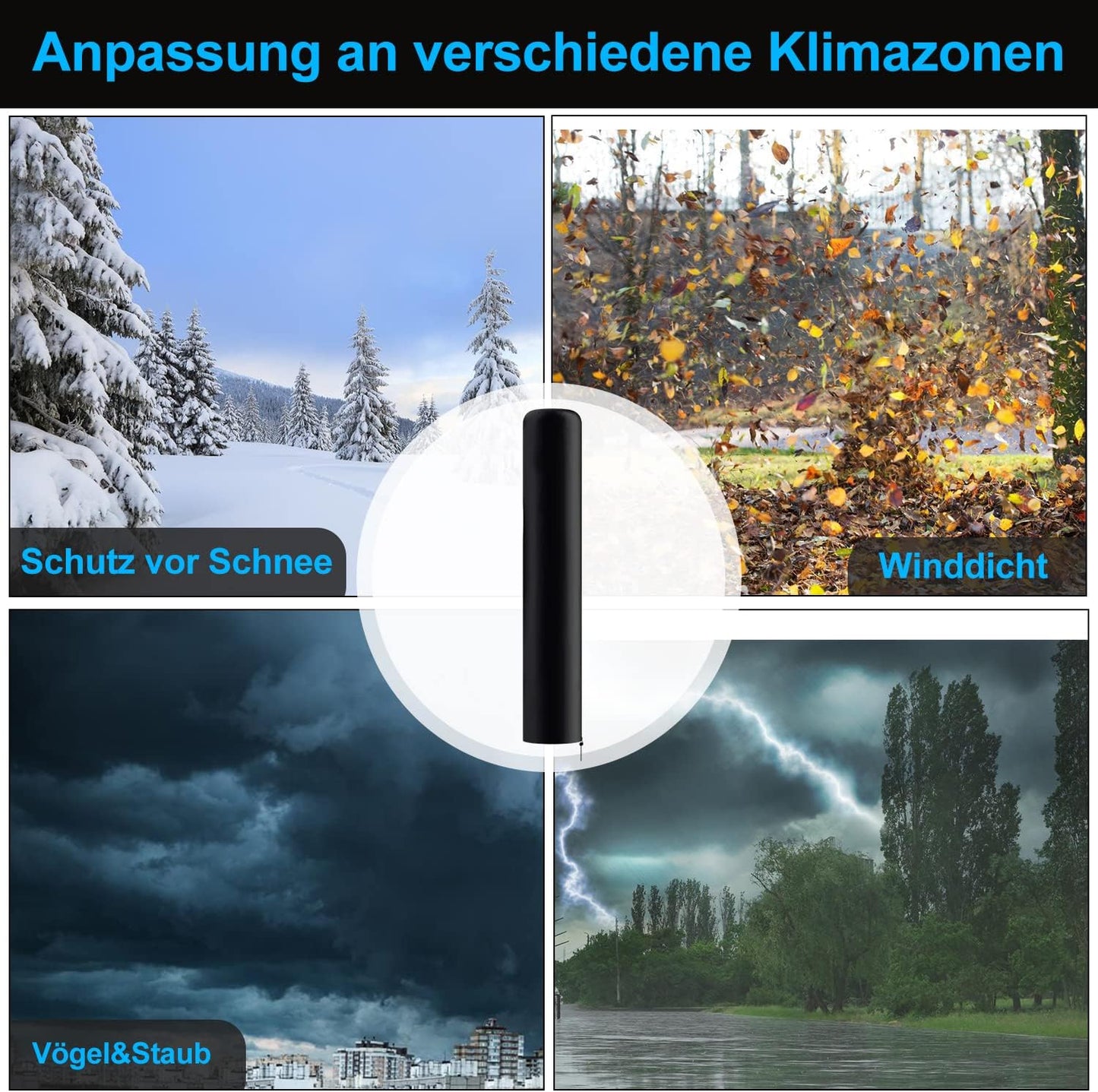 Solar-Gartendusche, 35L