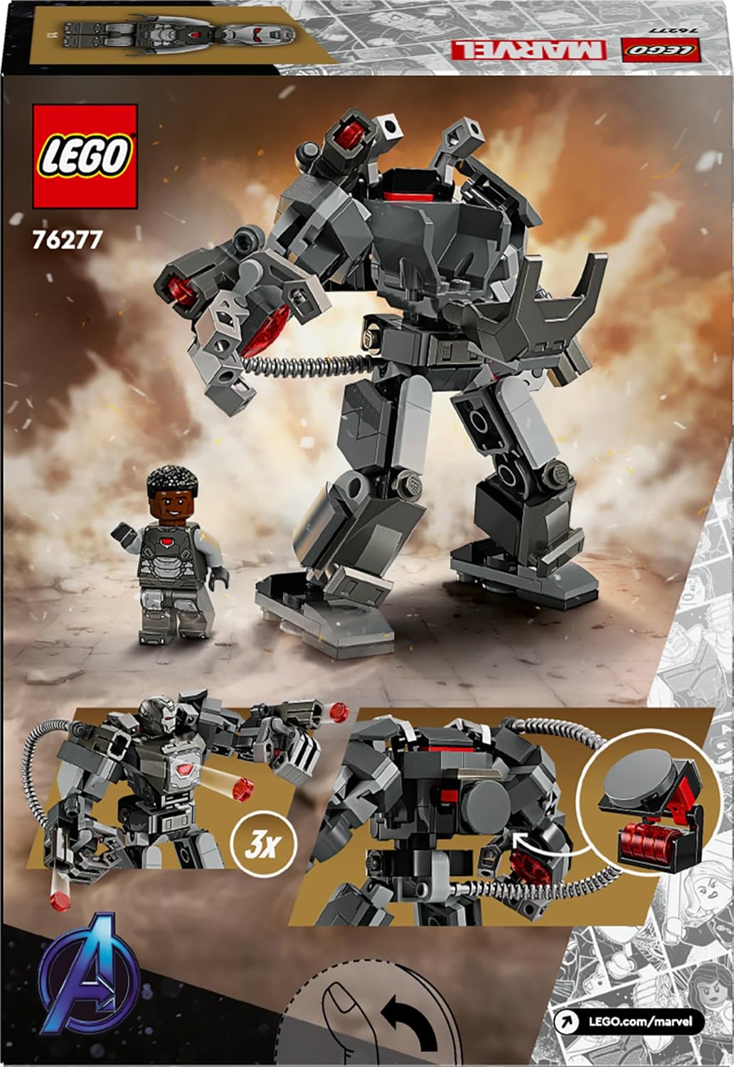 War Machine Mech Spielset mit Shootern, Single