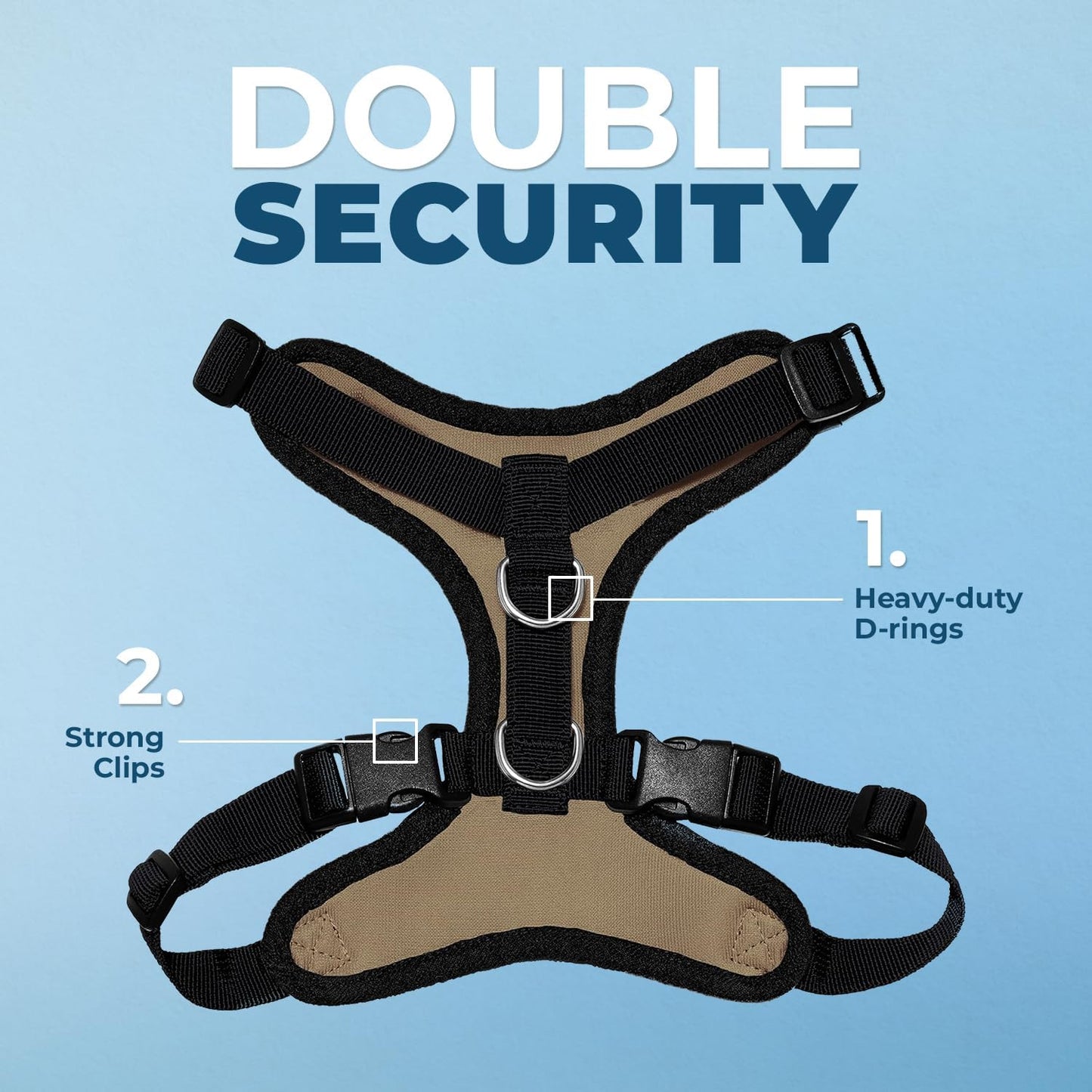Voyager Step-In Lock Hundegeschirr, Armee-Basis (\w Leine) XS (Chest: 11 - 16" * Fit Cats)