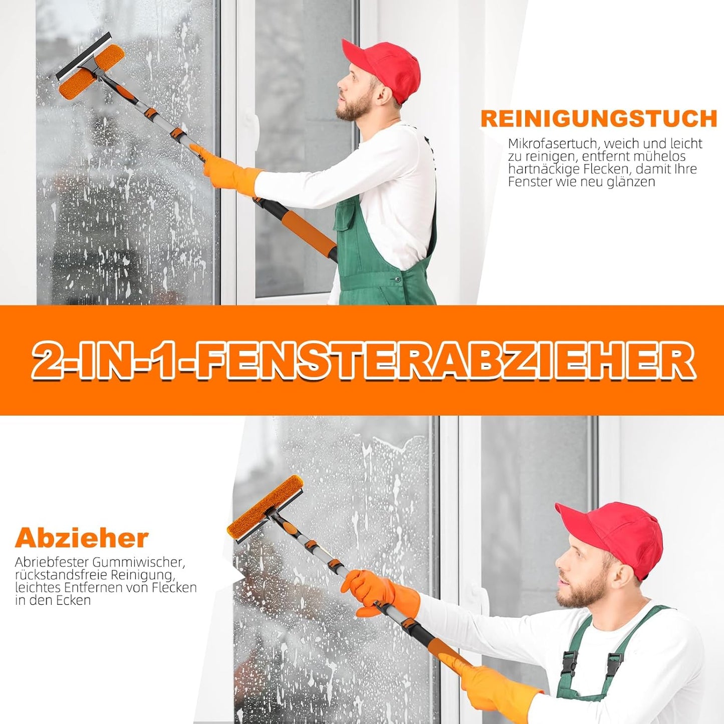 Teleskop-Staubwedel, 7,2m