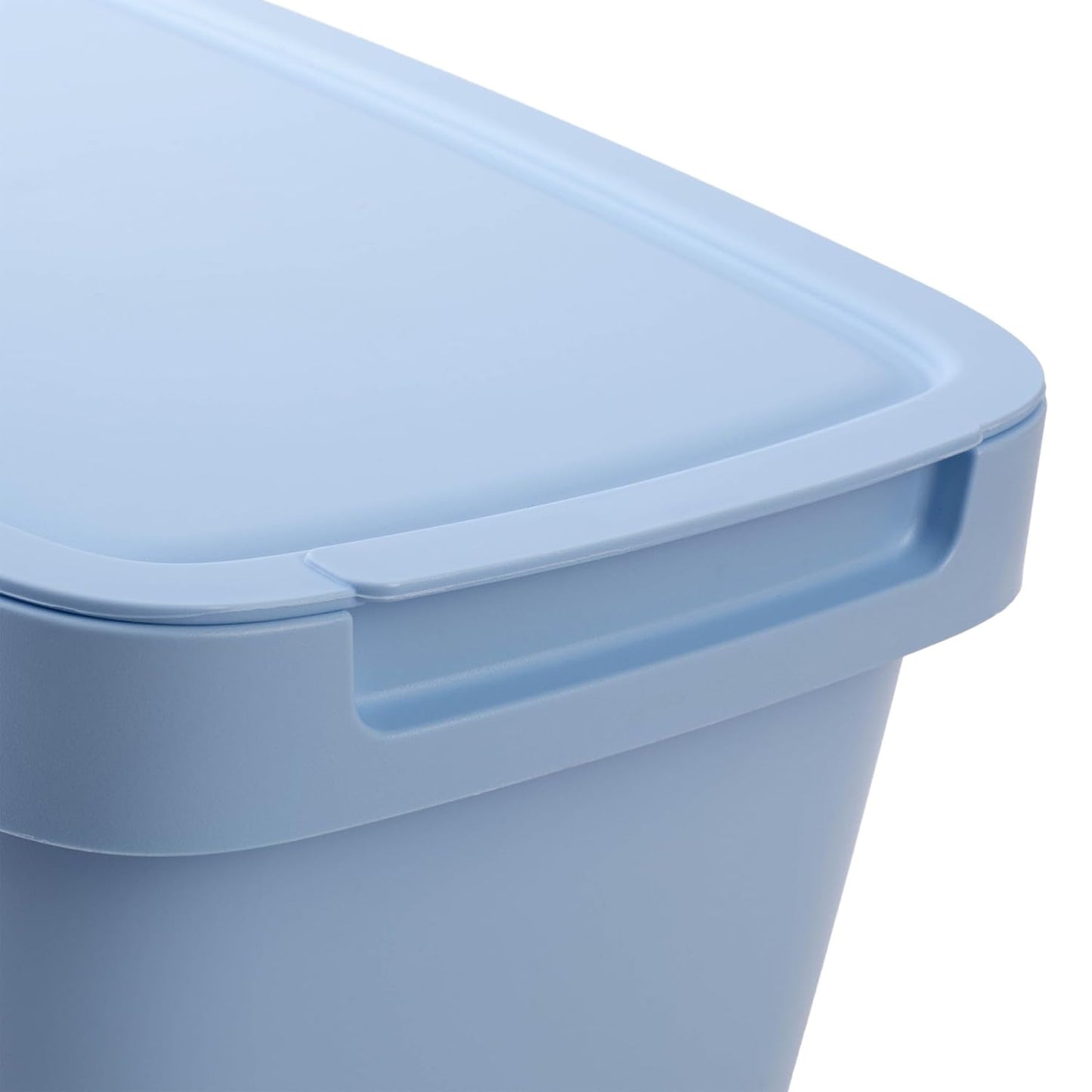 Abfallbehälter mit Deckel und Griff, 12L / Blau
