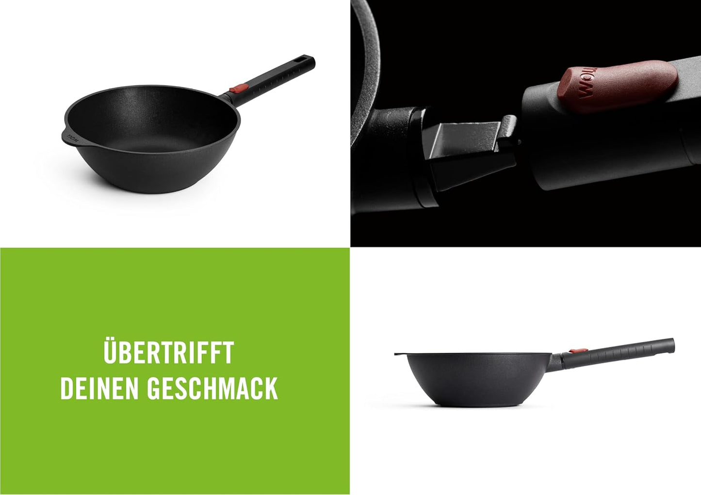 Wok- und Rührpfanne Diamond Logic XR, Ø 24 cm, 9 cm hoch