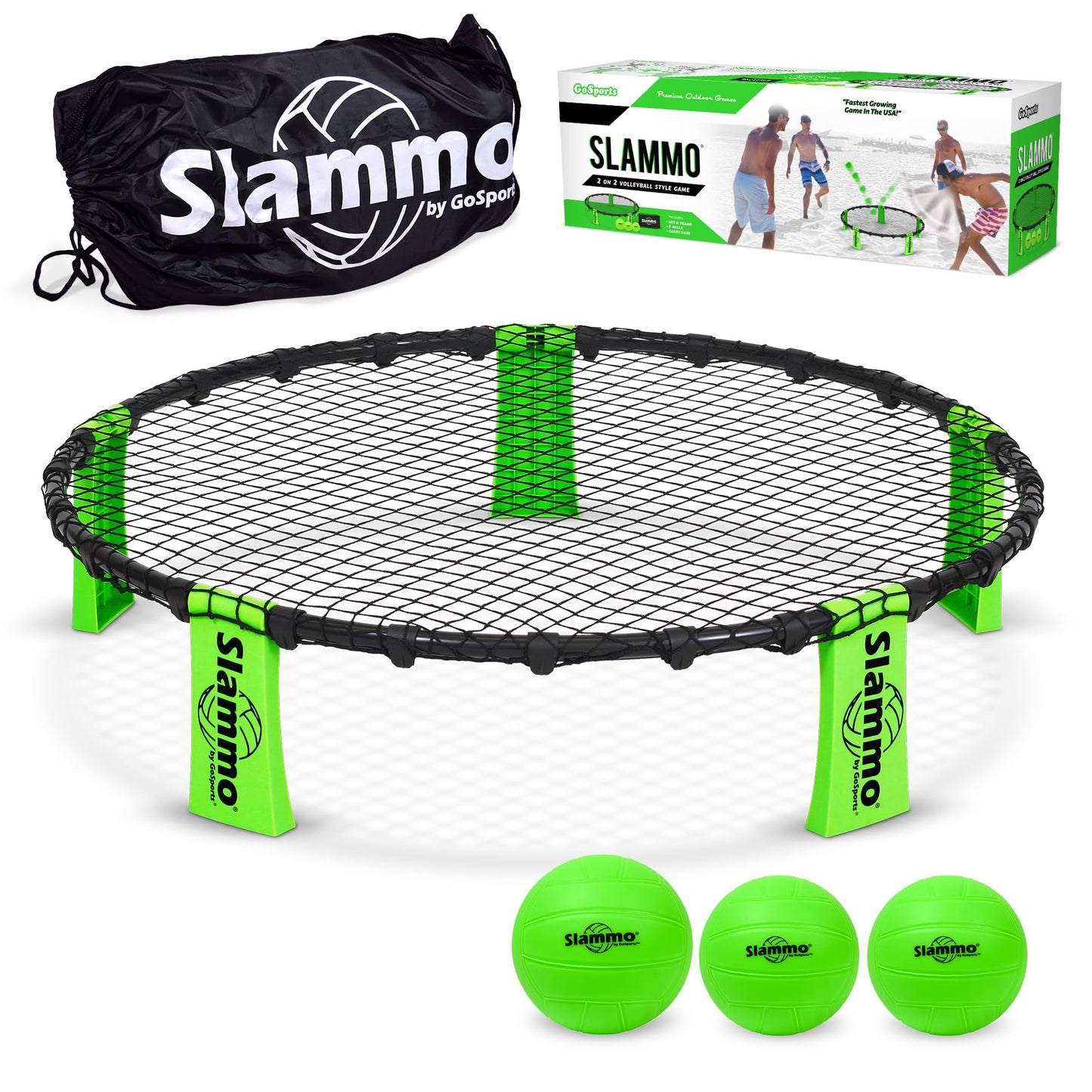 Slammo Spielset mit Tragetasche und Regeln