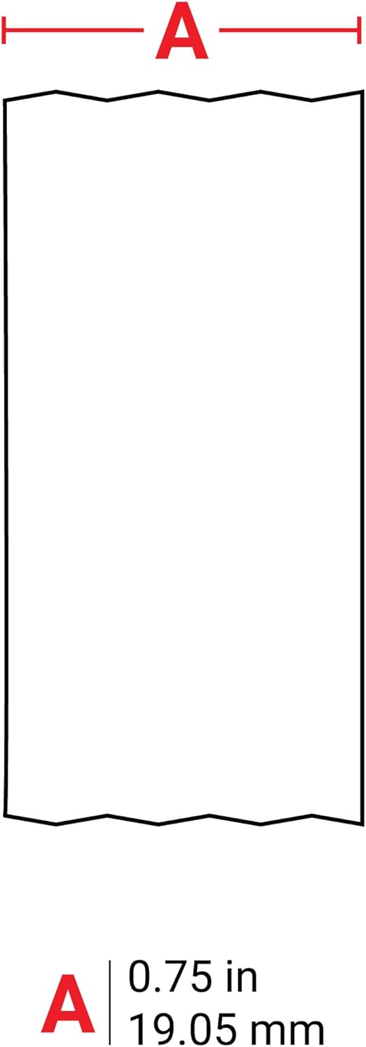 Etiketten für Etikettendrucker, Etikett Vinyl - Schwarz auf Gelb, 19.05 mm x 6.40 m Labor & Sicherheit und Anlage