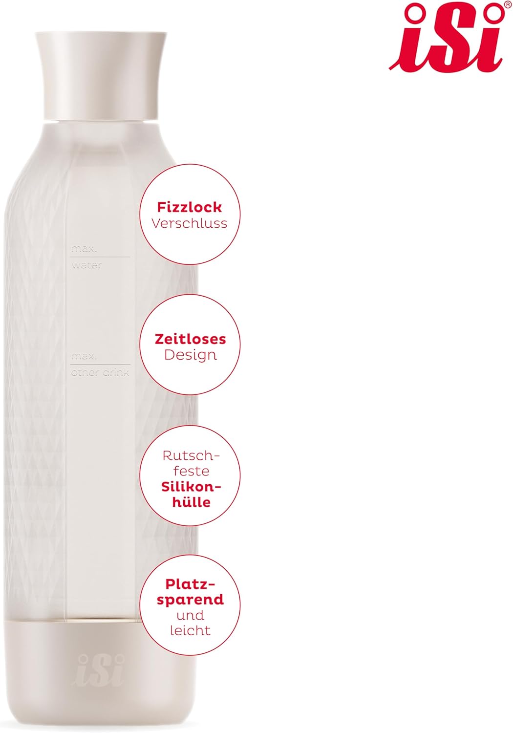 Twist'n Sparkle Ersatzflasche für Wassersprudler, Ivory