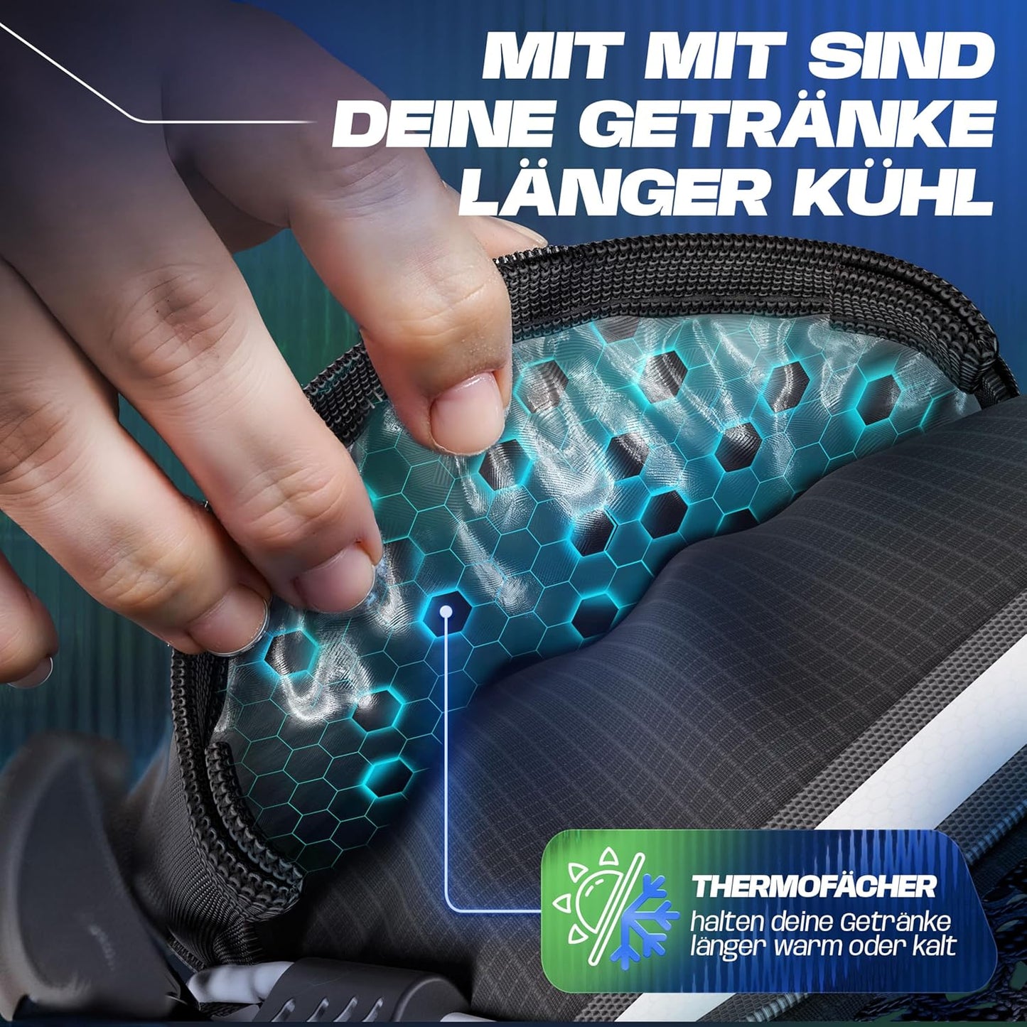 Ultraleichte Laufweste mit Trinksystem (5L), 5L - schwarz (isoliert) 5L
