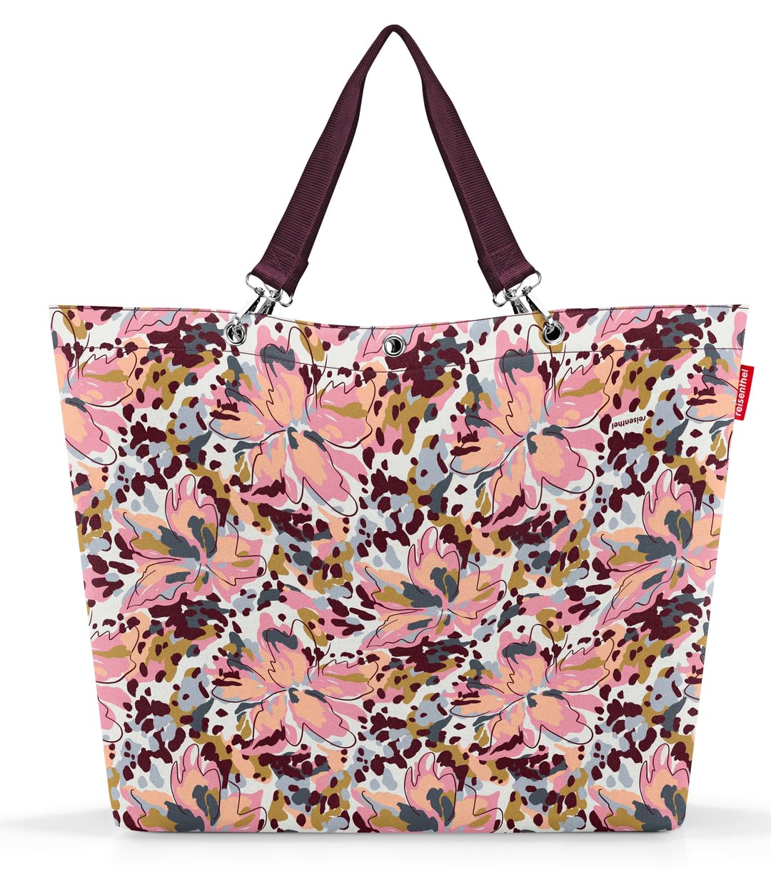 Shopper XL Tasche, Flora Rose