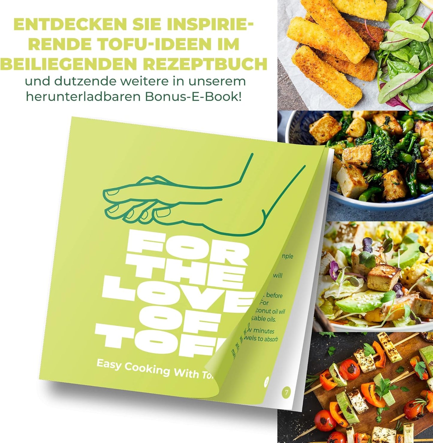 Tofupresse für festen und extra festen Tofu, Tofu-Presse