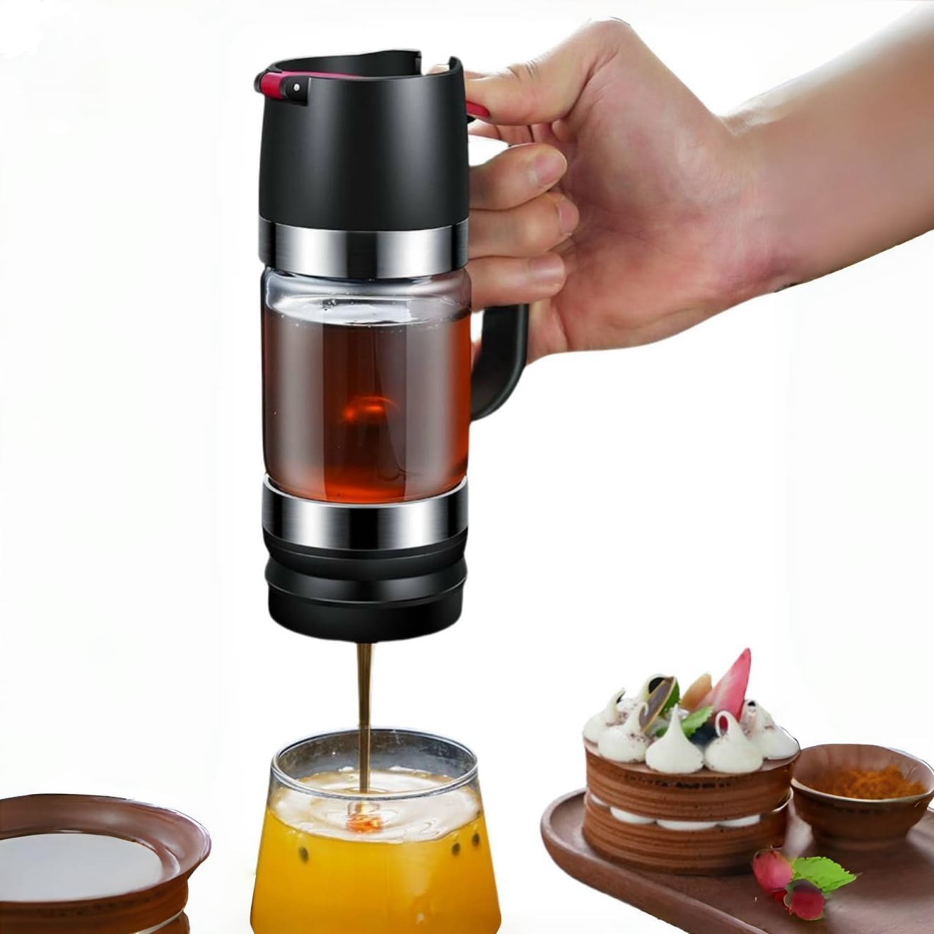 Tropfsicherer Honig- und Sirupspender