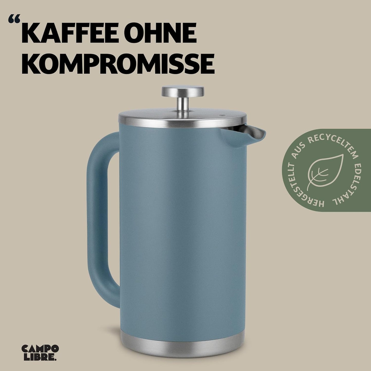 French Press Giorgio, 600ml Neptune Blue