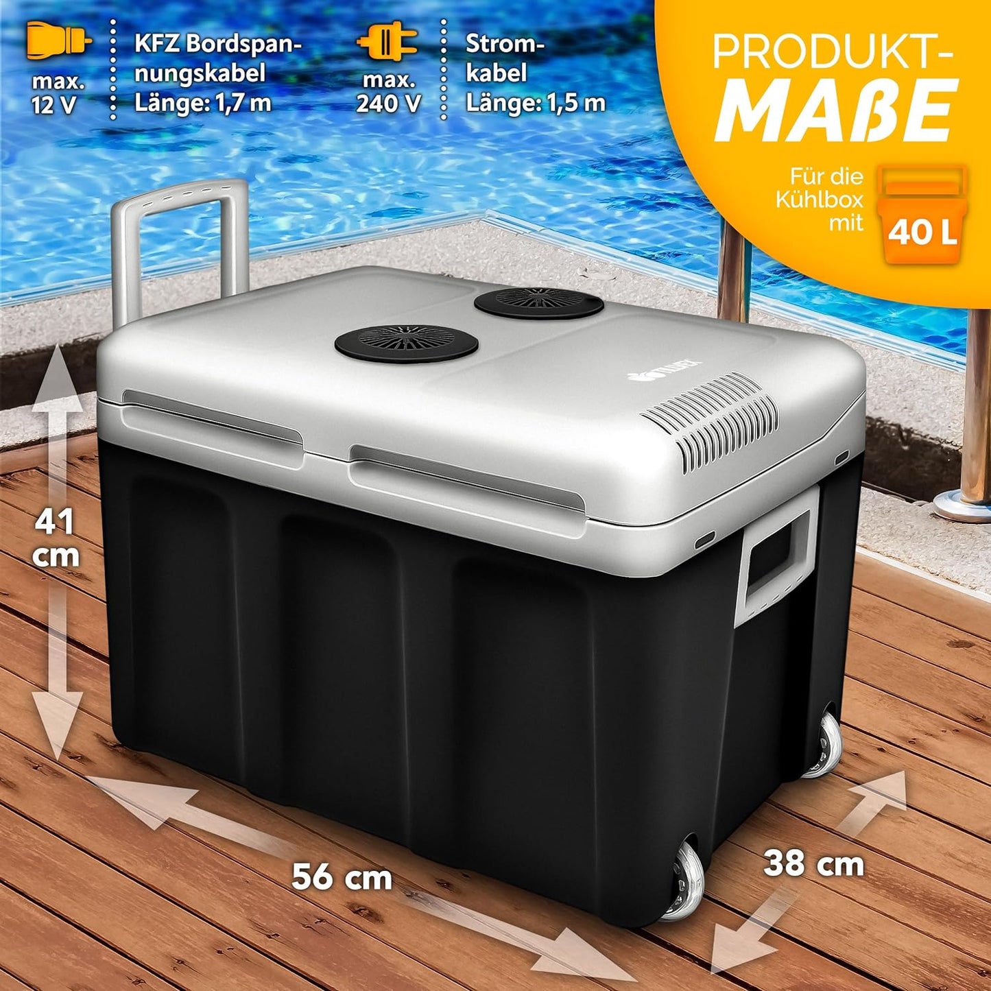 Elektrische Thermobox, Anthrazit