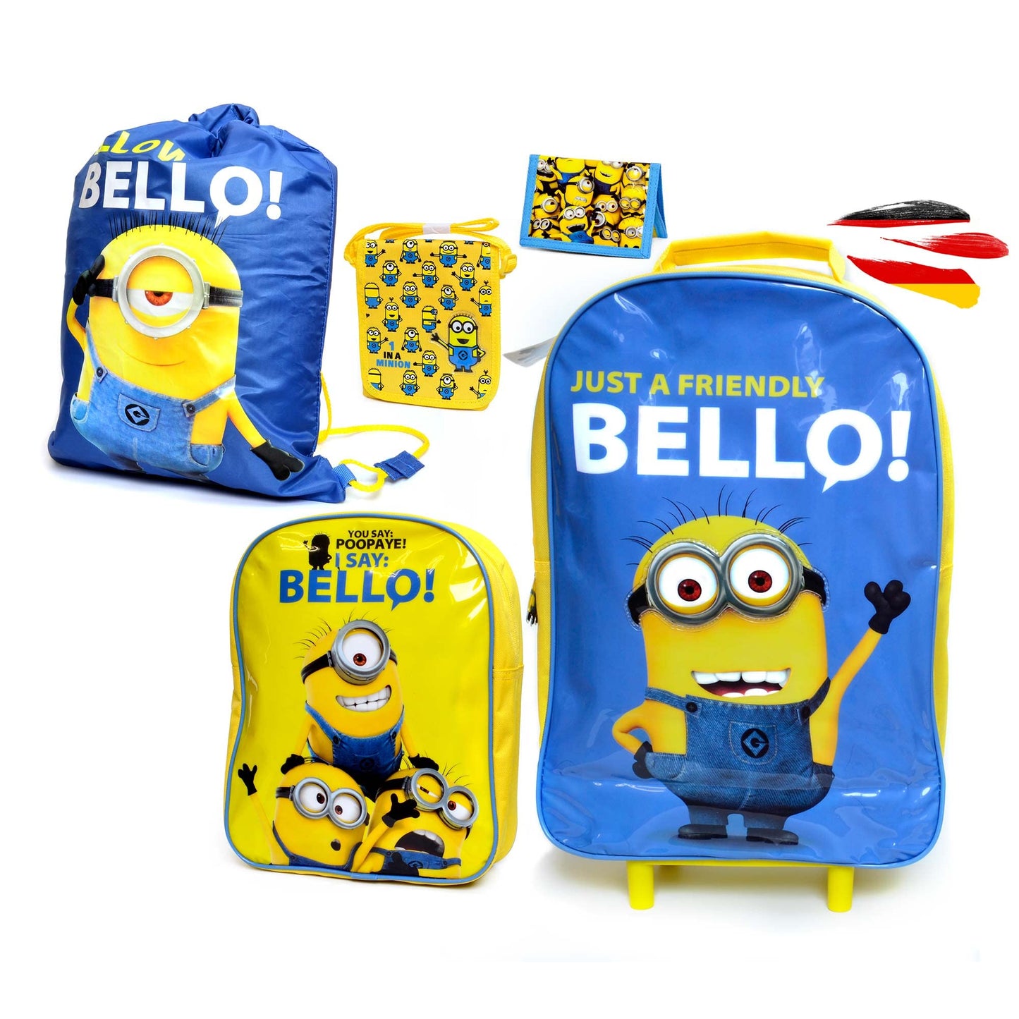 Gepäck-Set mit Minion-Motiv