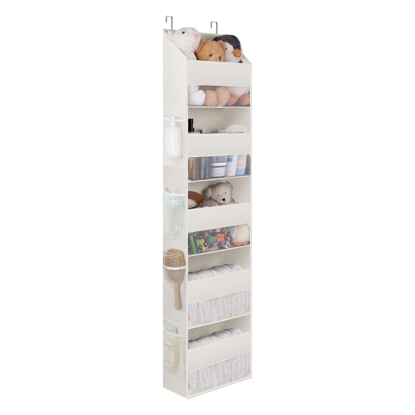Tür-Hängeorganizer mit 5 Fächern, 5 Fächern Beige - 1 Stück