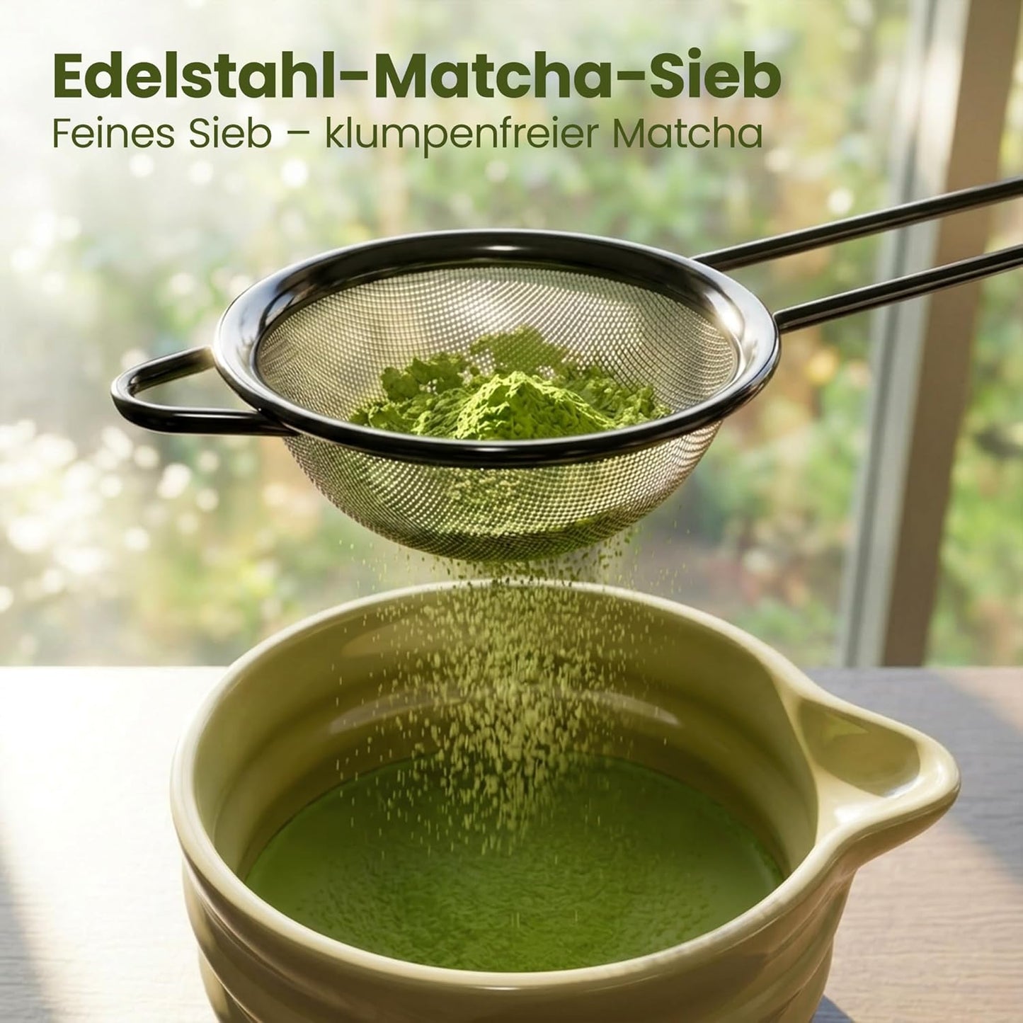 Matcha Tee Set mit Zubehör, Grün