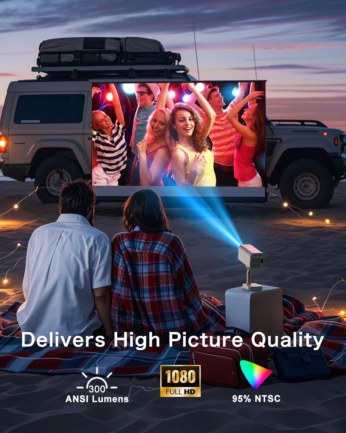 Smart Beamer TP-04, Netflix Beamer mit WiFi BT