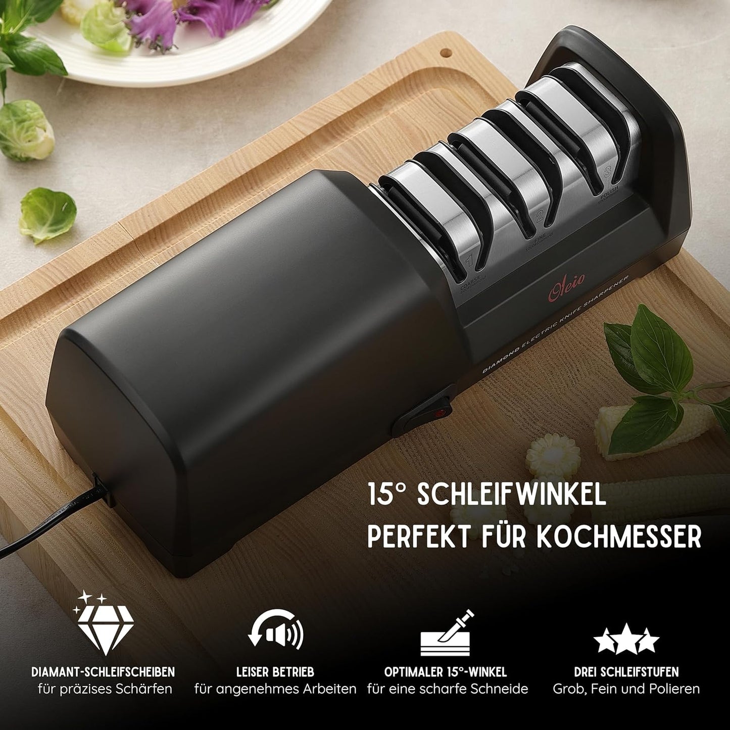 Elektrischer Messerschärfer