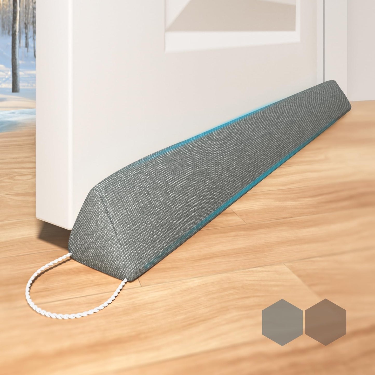 Zugluftstopper für Türen, Gray