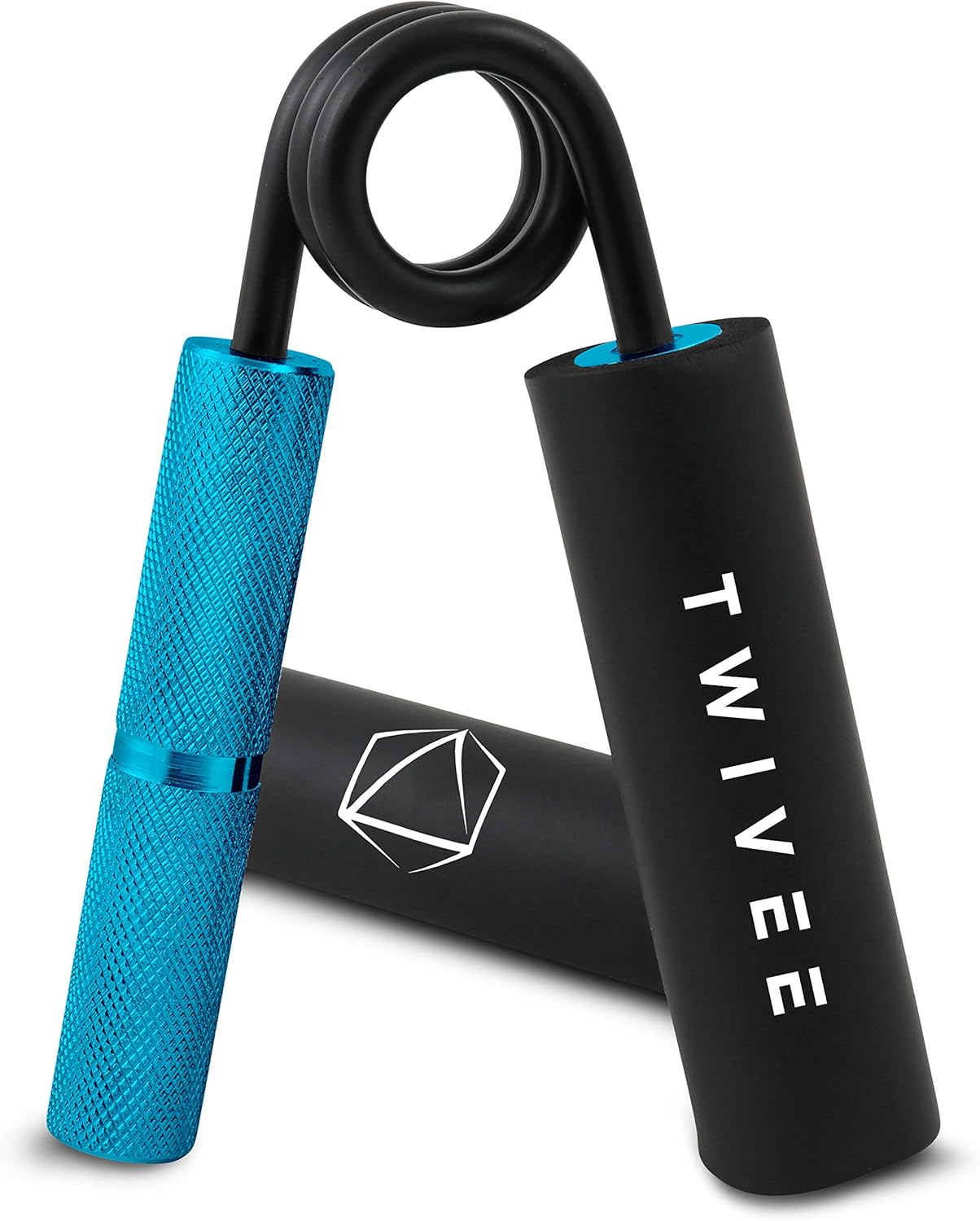 Fingerhantel Gripper für Griffkraft-Training (45 kg), Blau / Schwarz 100 lbs = 45 kg - Anfänger