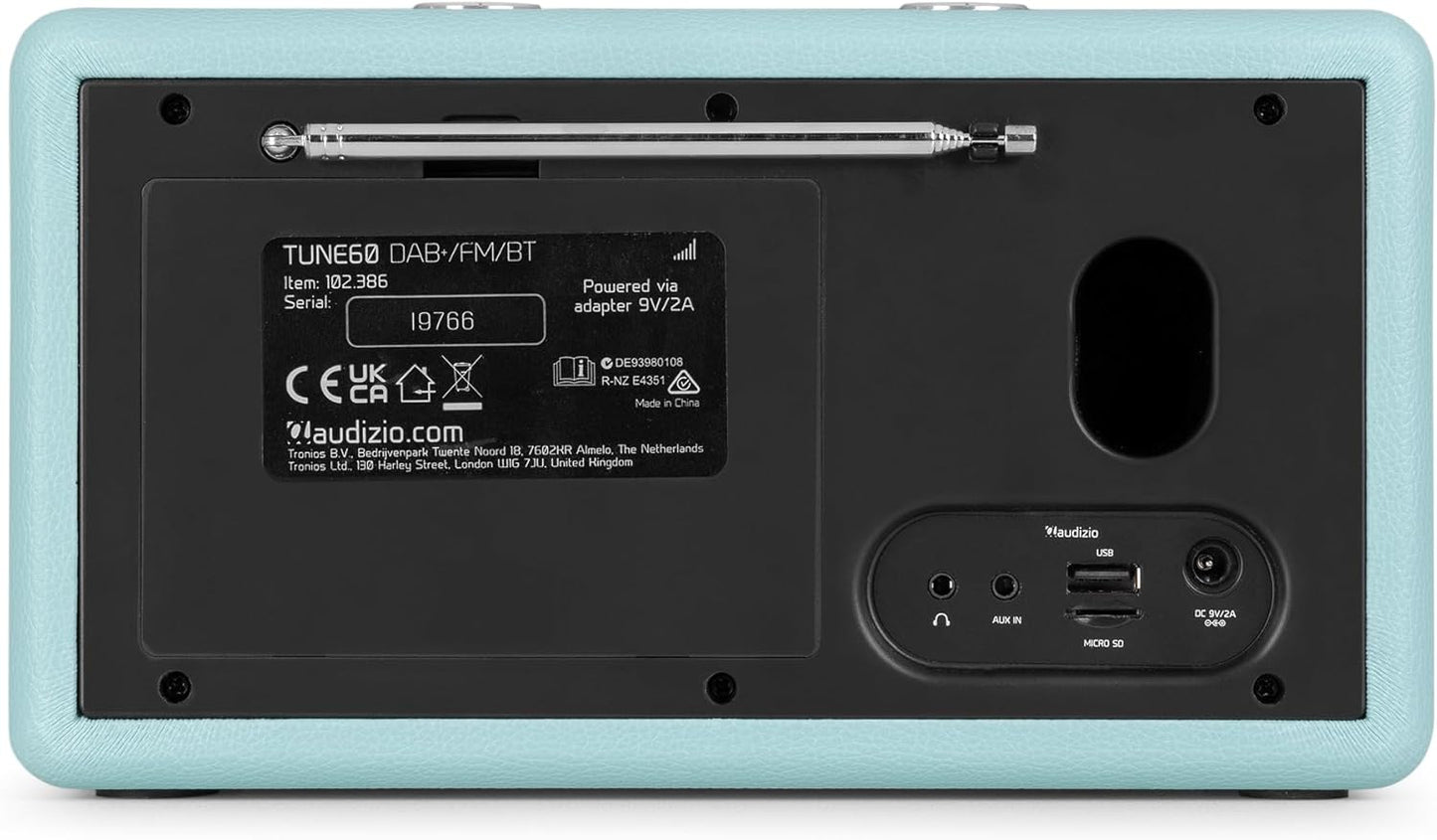 DAB+ Radio Tune60 Blau, Blau