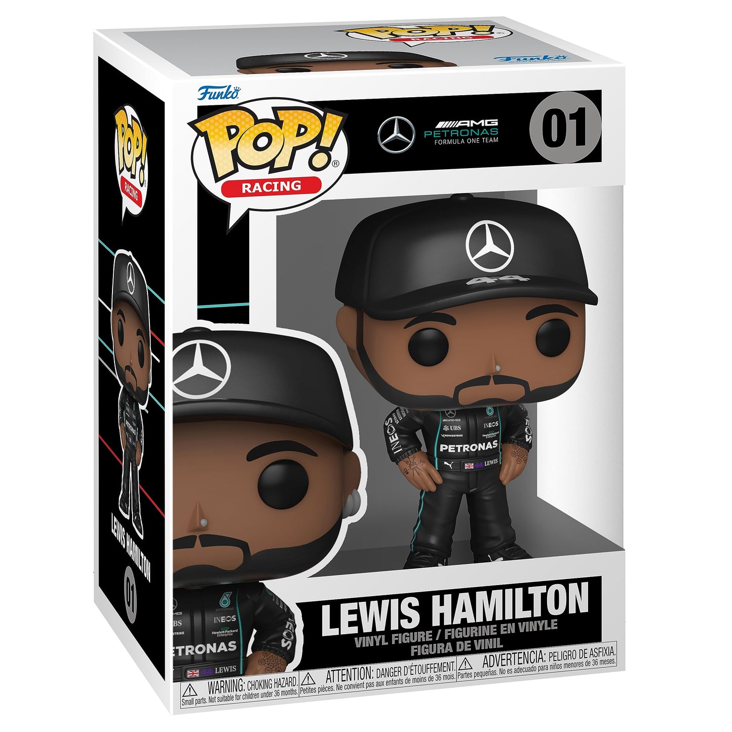Formel-1-Sammelfigur Lewis Hamilton, Pop! Vinyl