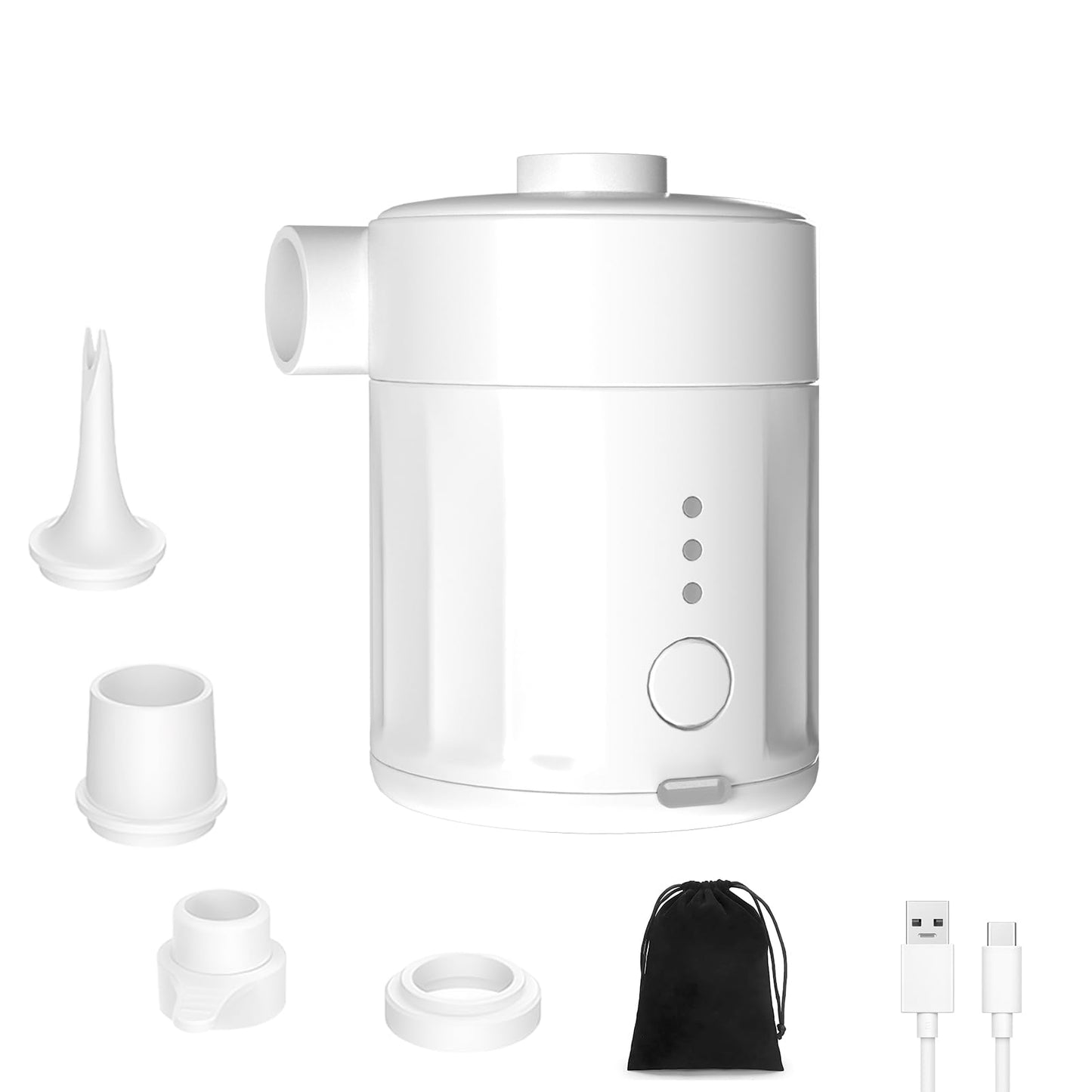 Tragbare Elektrische Luftpumpe, Weiss