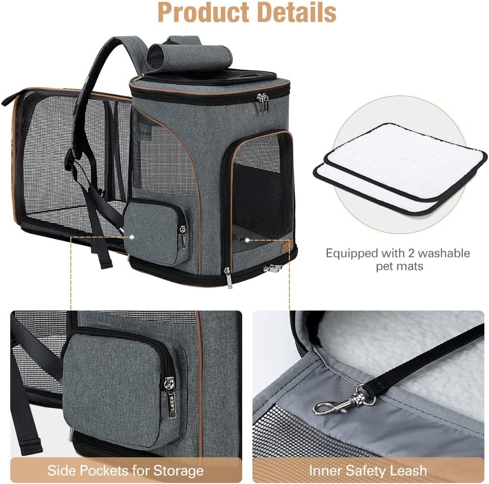Transportrucksack, L 25 x B 32 x H 38 cm, Grau