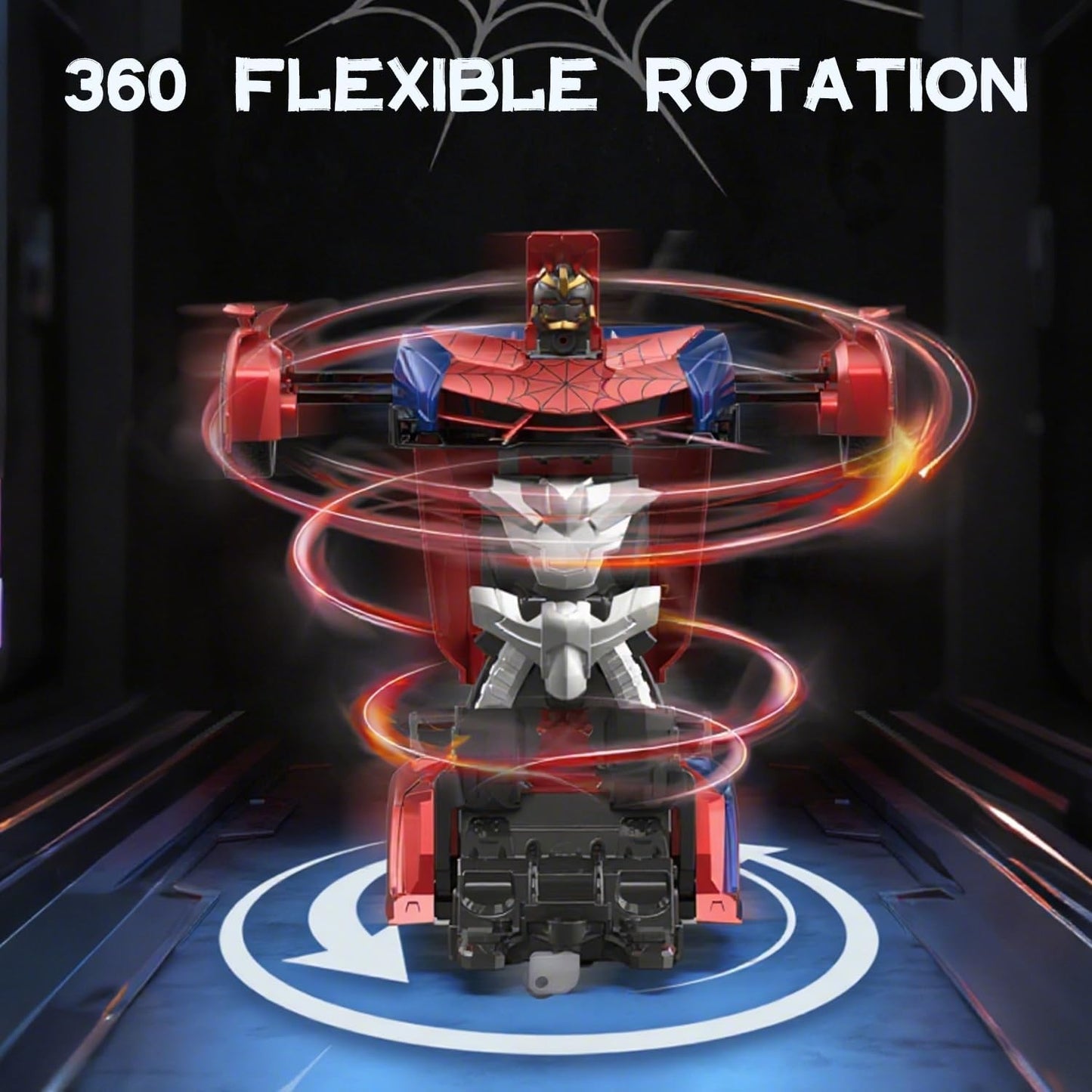 2 in 1 Transform Spielzeugauto & Roboter Spider