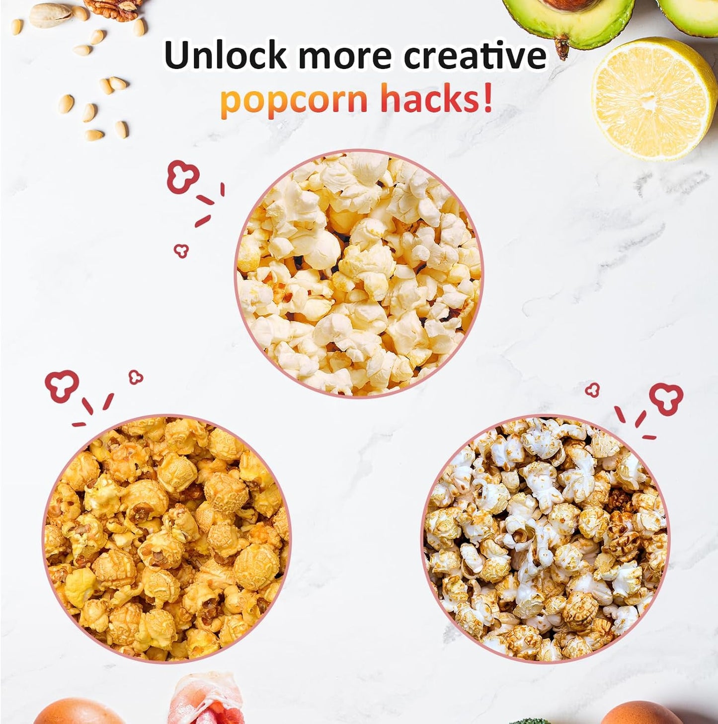 Heissluft-Popcornmaschine